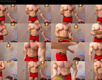 adam_muscle_ — 54 minute Chaturbate male cam show recording, 1080p, May 7, 2022