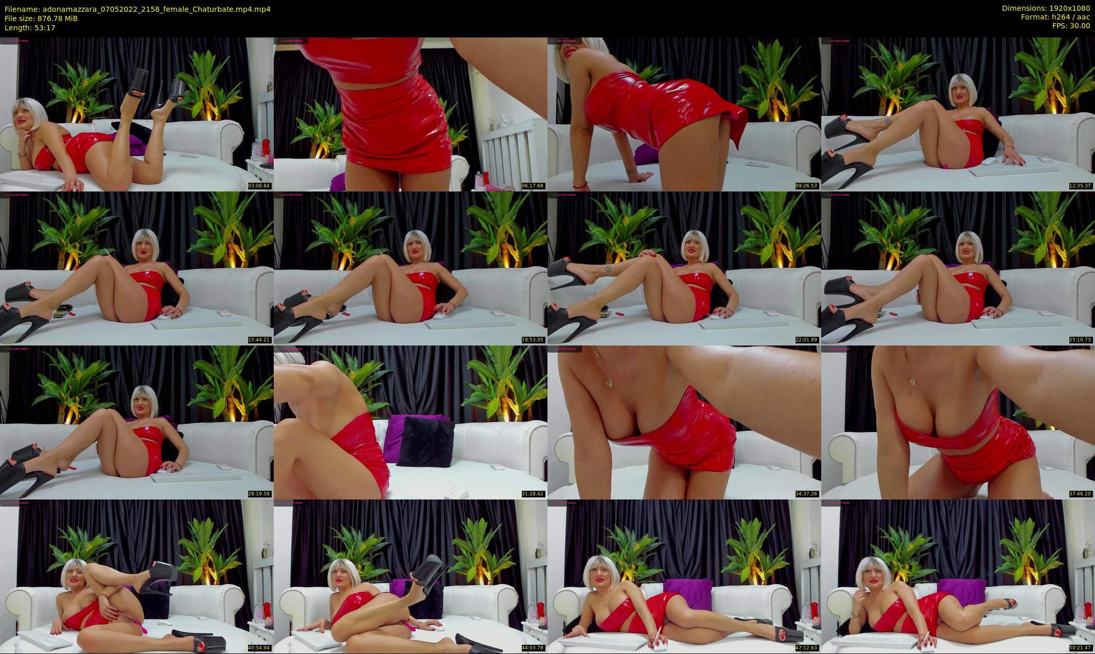 adonamazzara — 54 minute Chaturbate female cam show recording, 1080p, May 7, 2022