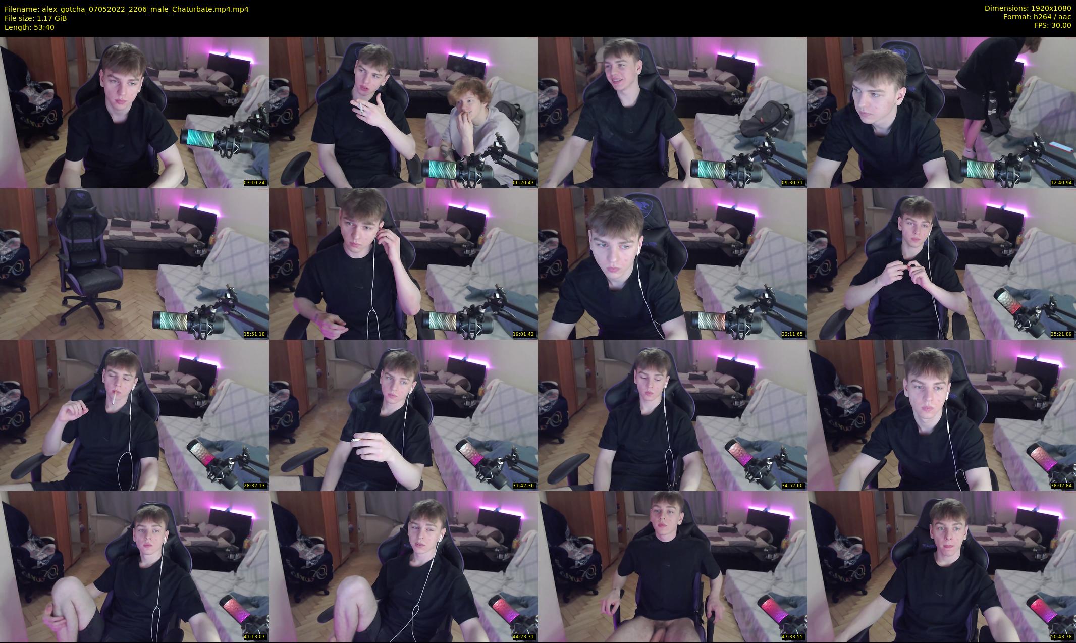alex_gotcha — 54 minute Chaturbate male cam show recording, 1080p, May 7, 2022
