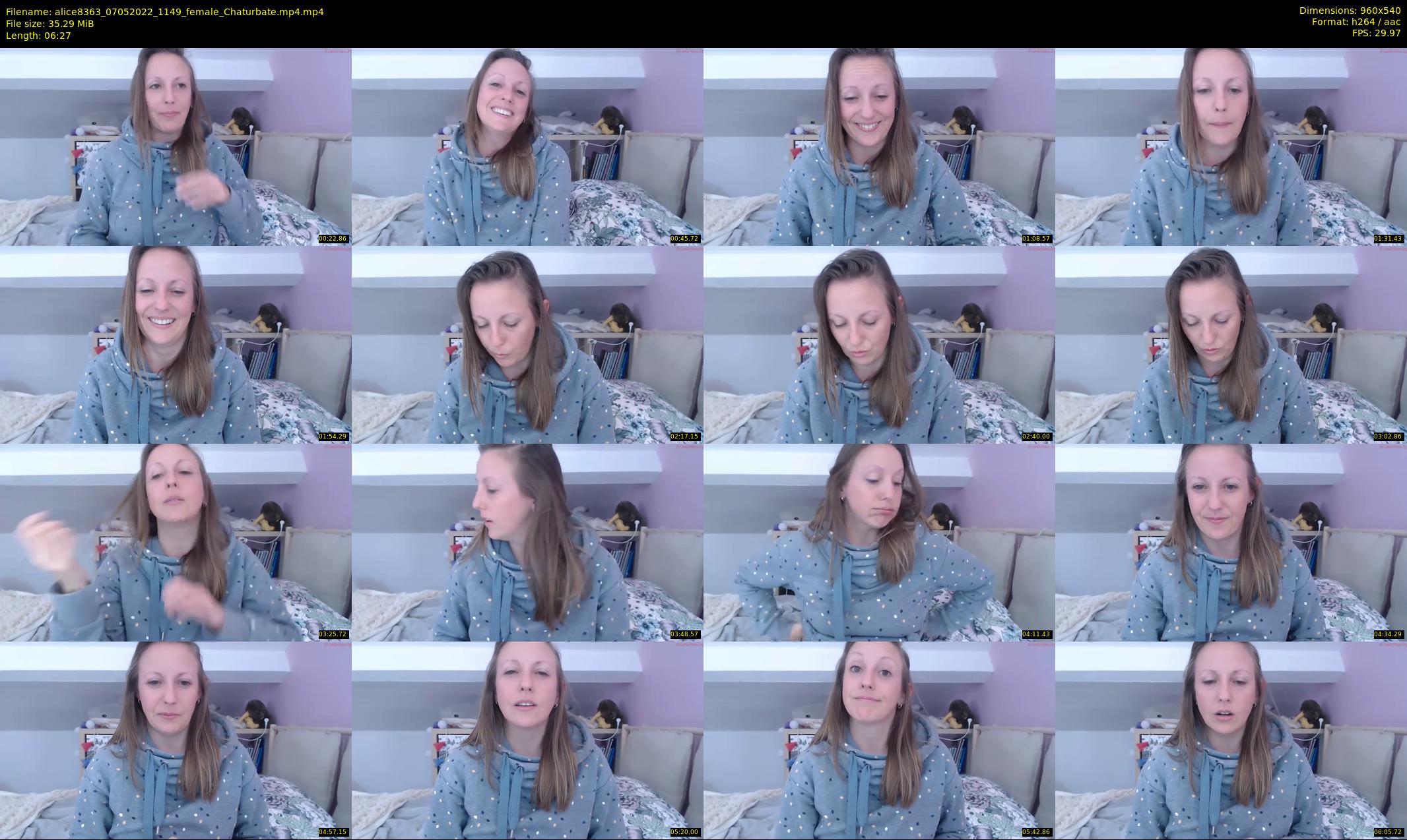 alice8363 — 7 minute Chaturbate female cam show recording, 480p, May 7, 2022