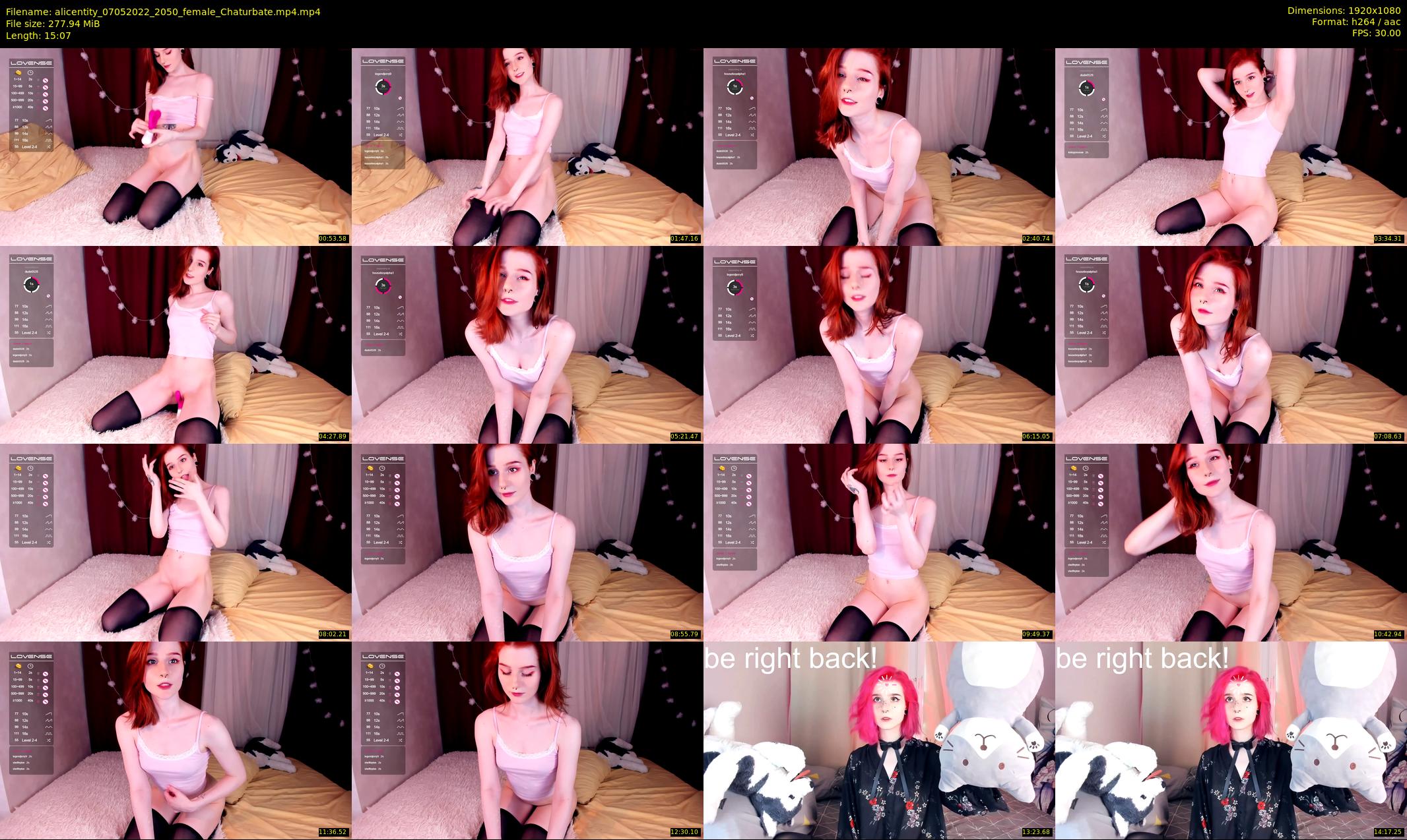 alicentity — 16 minute Chaturbate female cam show recording, 1080p, May 7, 2022