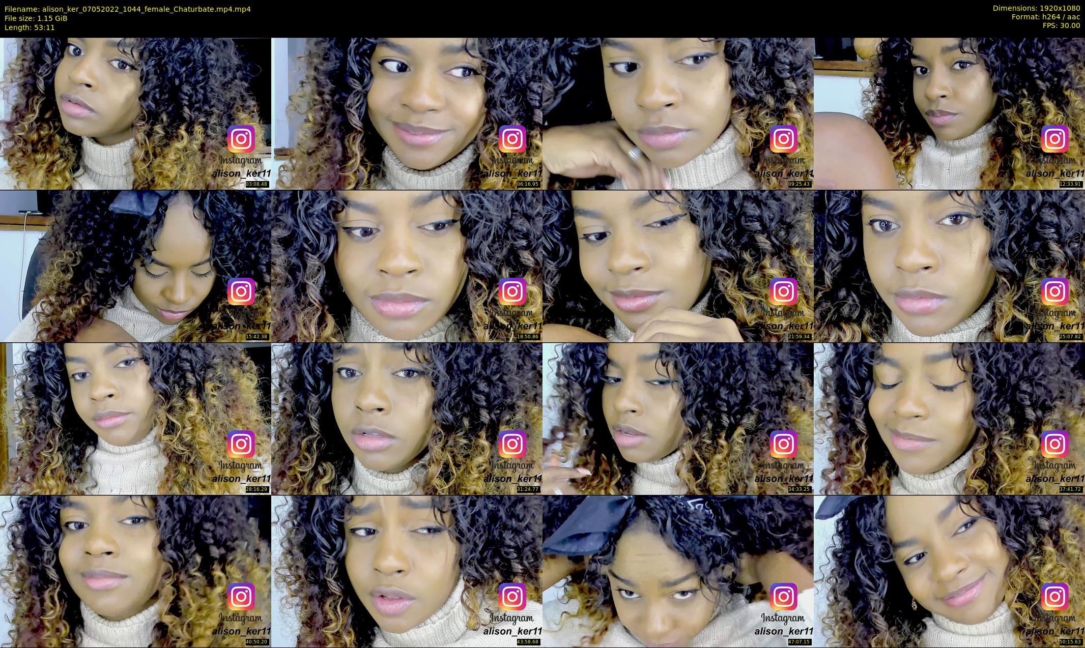 alison_ker — 54 minute Chaturbate female cam show recording, 1080p, May 7, 2022