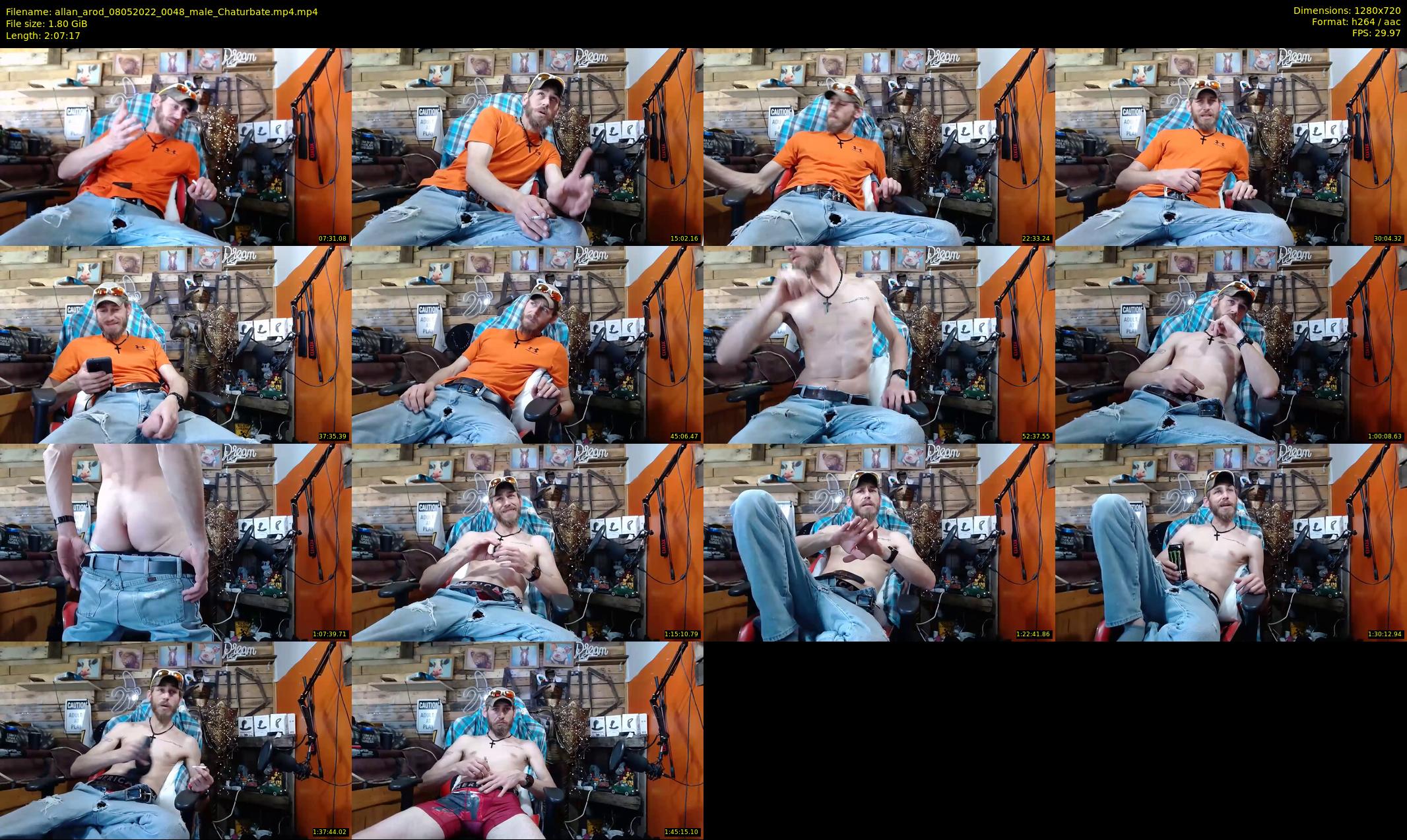 allan_arod — 128 minute Chaturbate male cam show recording, 720p, May 8, 2022