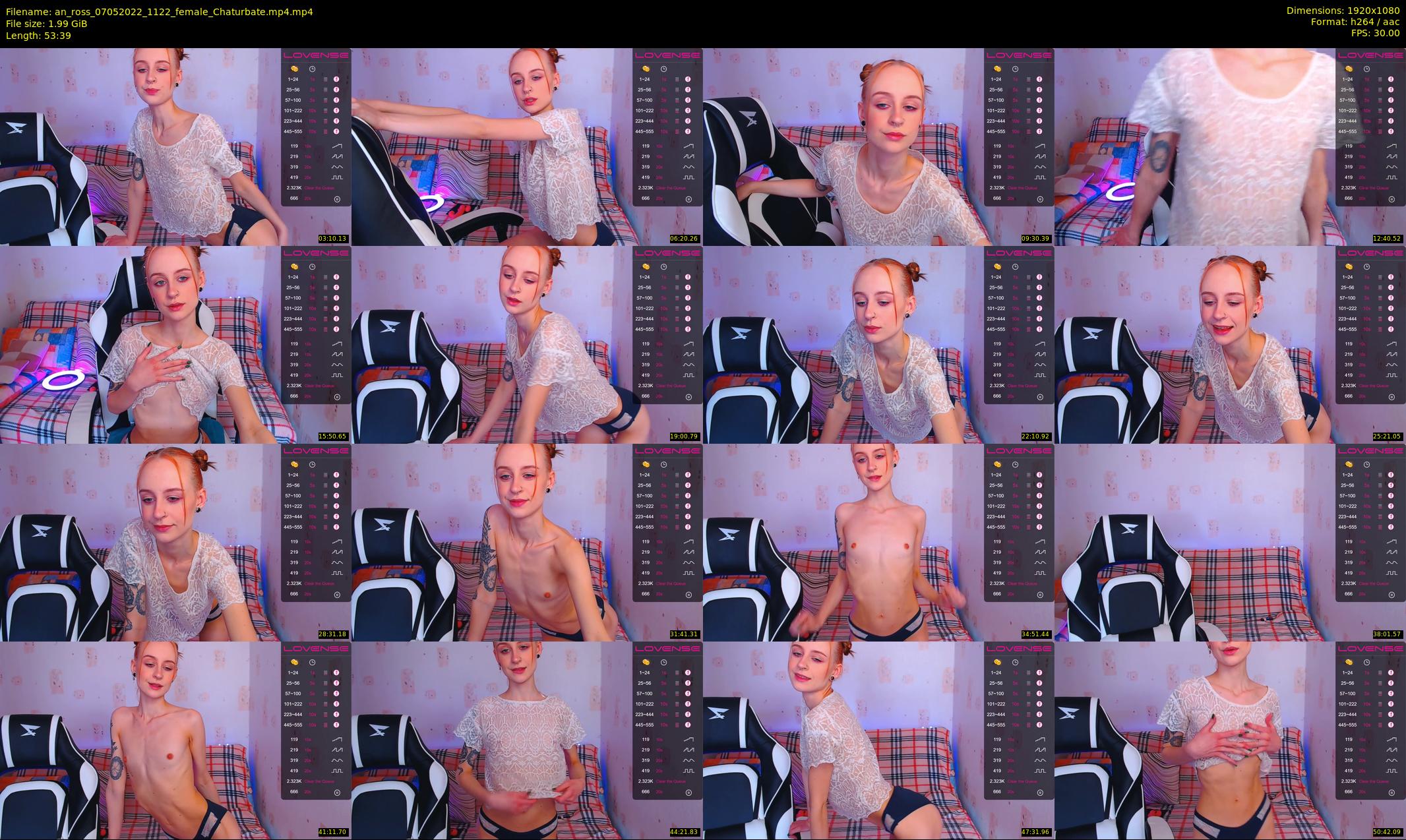an_ross — 54 minute Chaturbate female cam show recording, 1080p, May 7, 2022