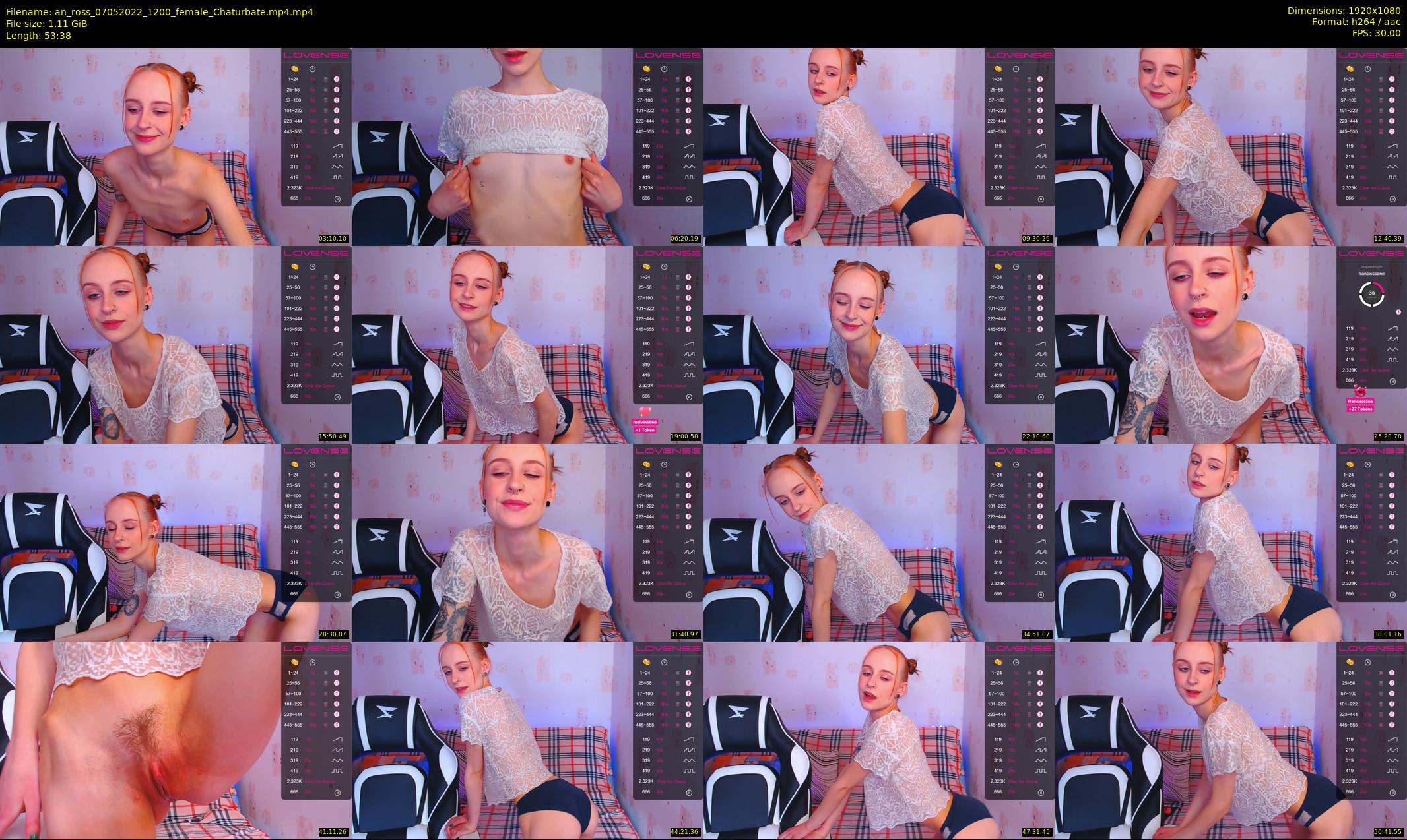 an_ross — 54 minute Chaturbate female cam show recording, 1080p, May 7, 2022