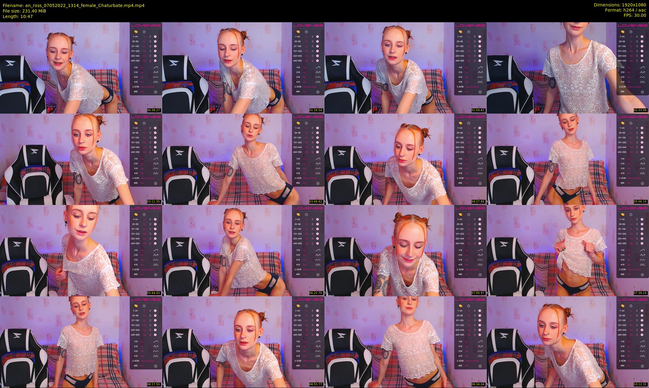 an_ross — 11 minute Chaturbate female cam show recording, 1080p, May 7, 2022