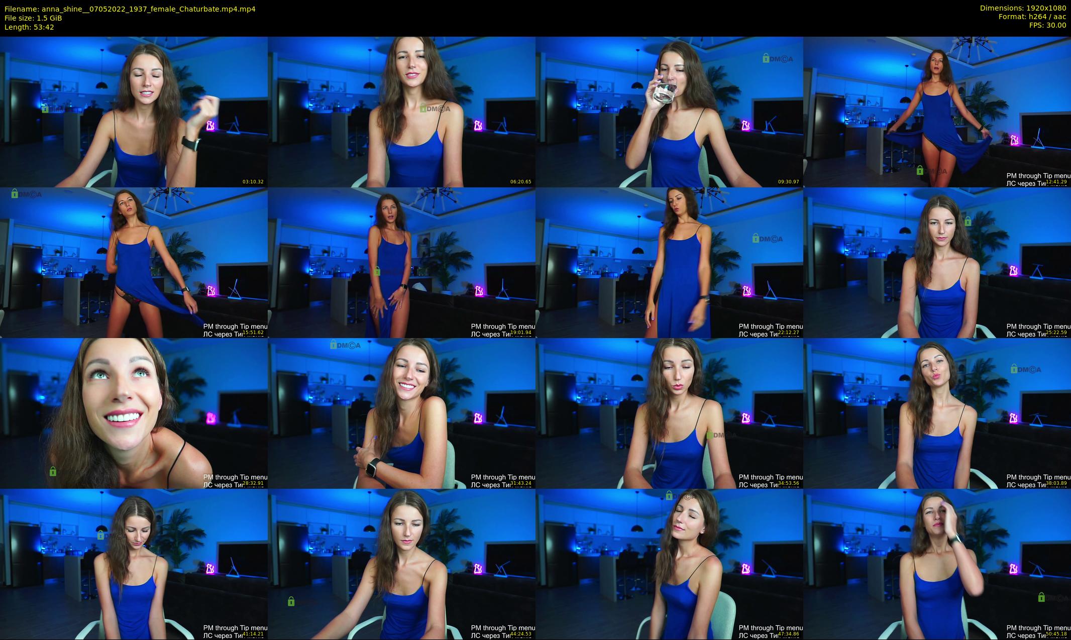anna_shine_ — 54 minute Chaturbate female cam show recording, 1080p, May 7, 2022