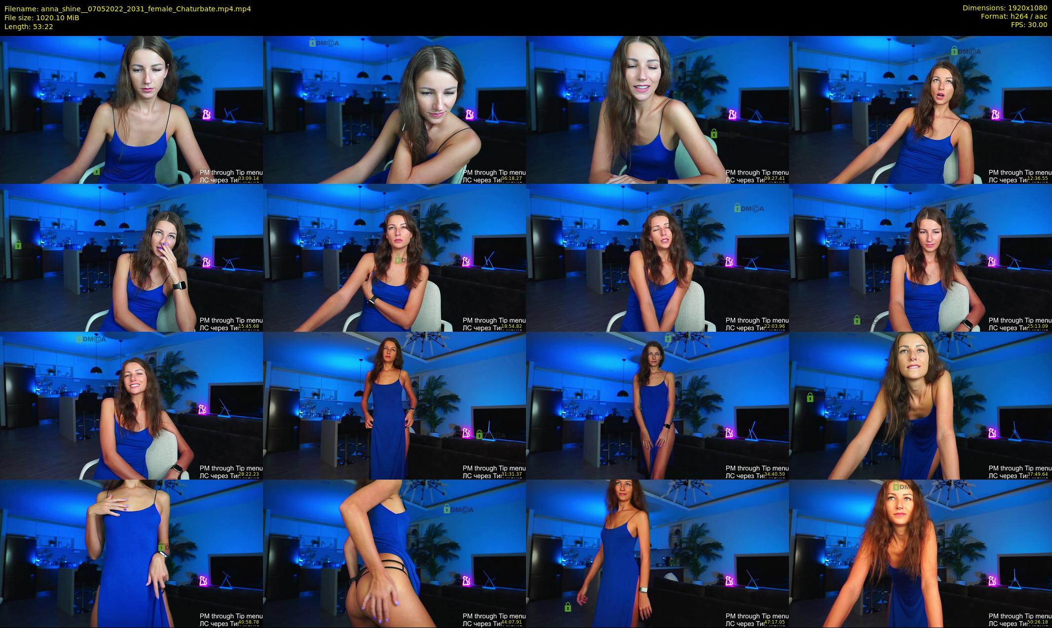 anna_shine_ — 54 minute Chaturbate female cam show recording, 1080p, May 7, 2022
