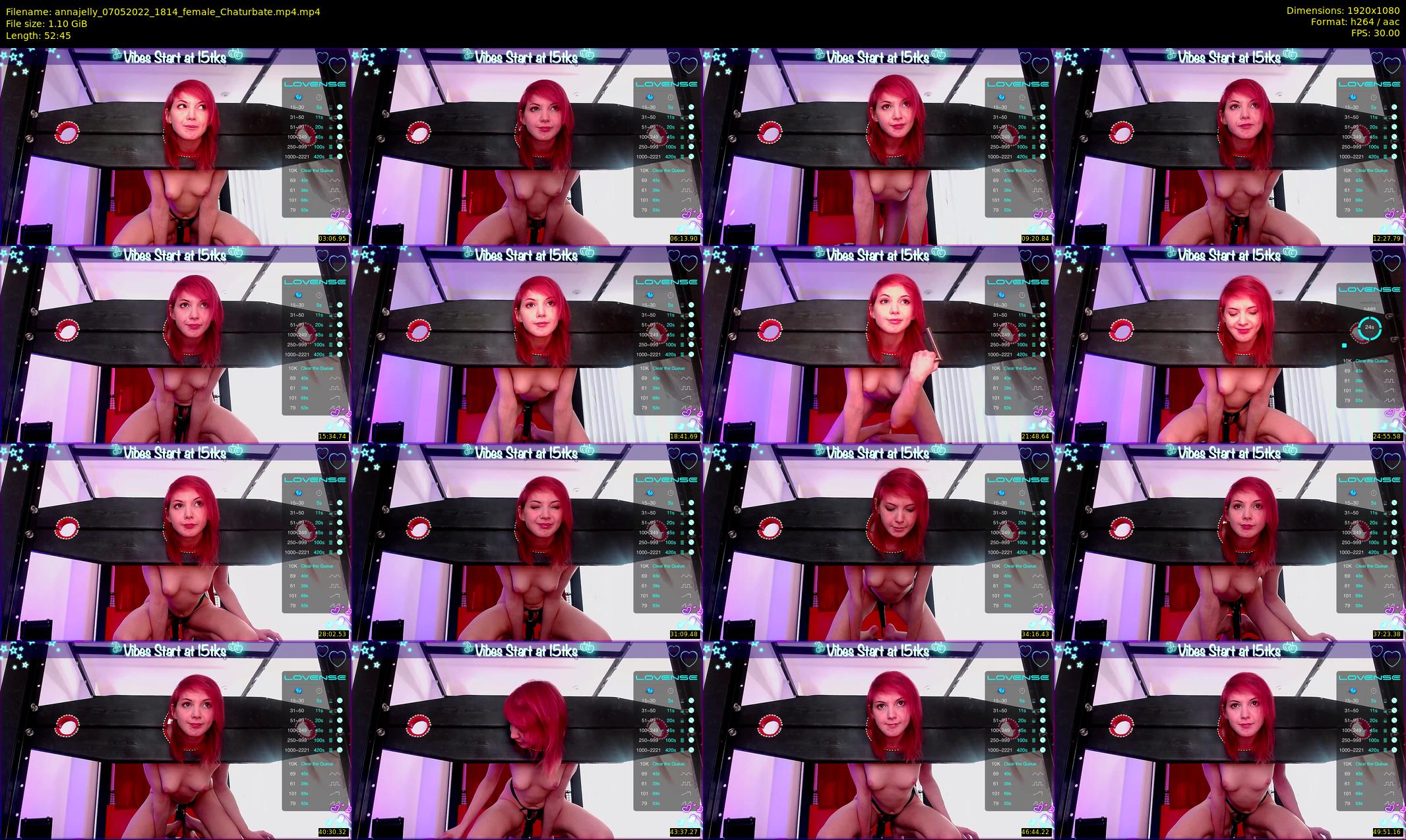 annajelly — 53 minute Chaturbate couple cam show recording, 1080p, May 7, 2022