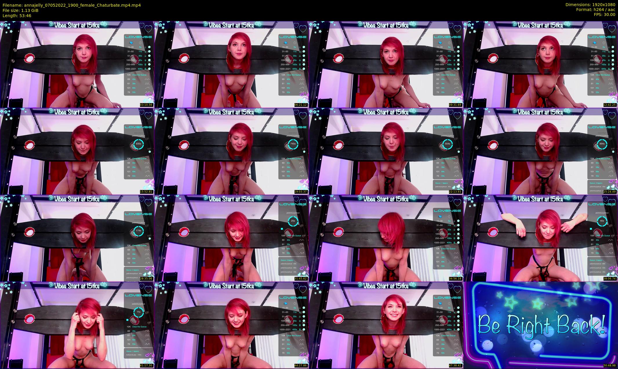 annajelly — 54 minute Chaturbate couple cam show recording, 1080p, May 7, 2022
