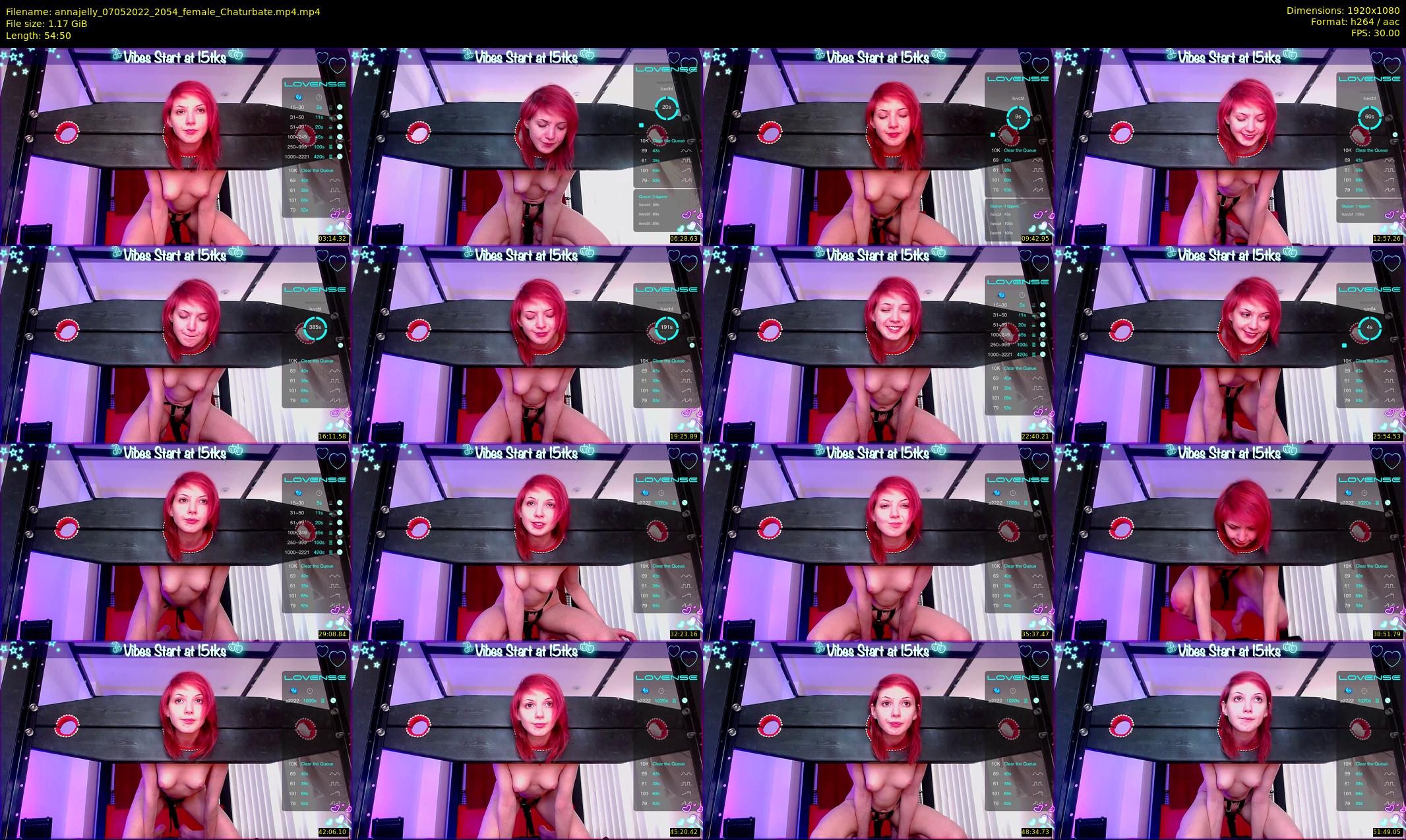 annajelly — 55 minute Chaturbate couple cam show recording, 1080p, May 7, 2022