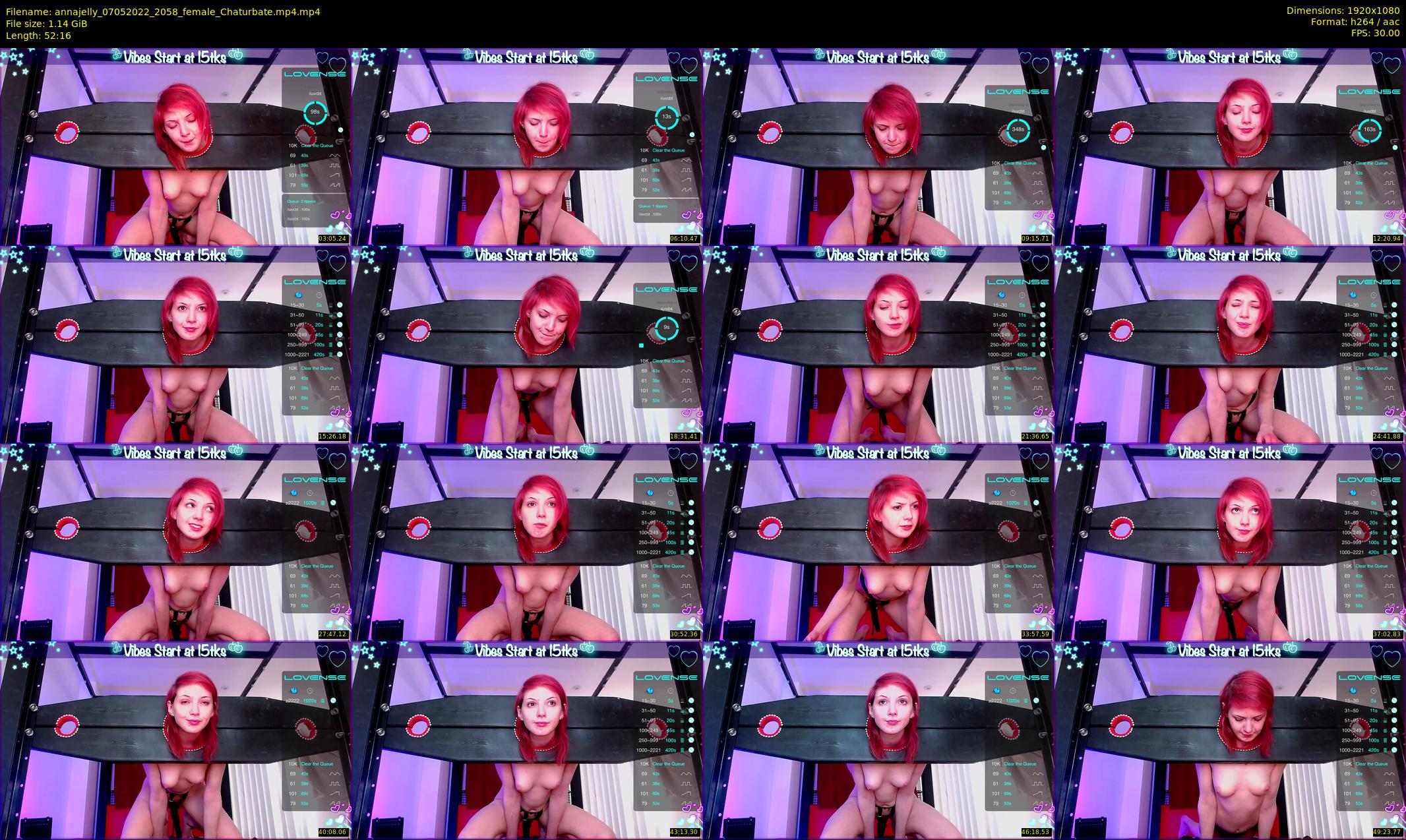 annajelly — 53 minute Chaturbate couple cam show recording, 1080p, May 7, 2022