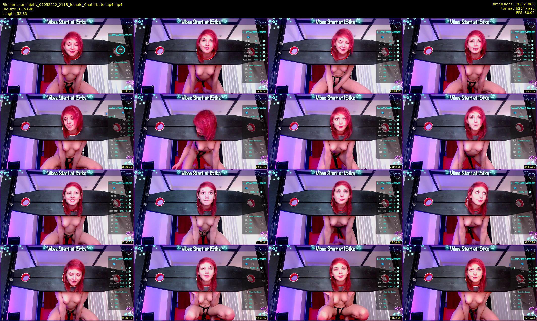 annajelly — 53 minute Chaturbate couple cam show recording, 1080p, May 7, 2022