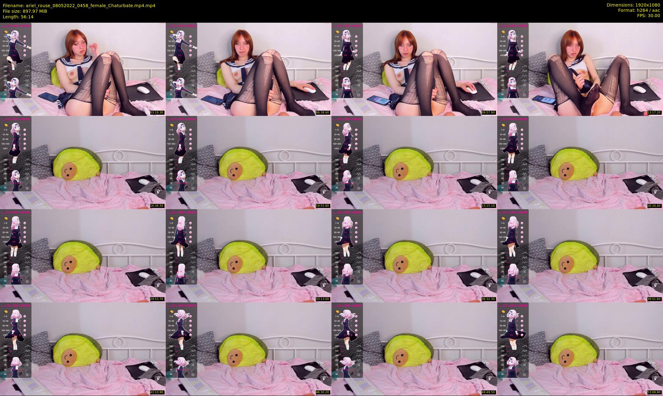 ariel_rouse — 57 minute Chaturbate female cam show recording, 1080p, May 8, 2022
