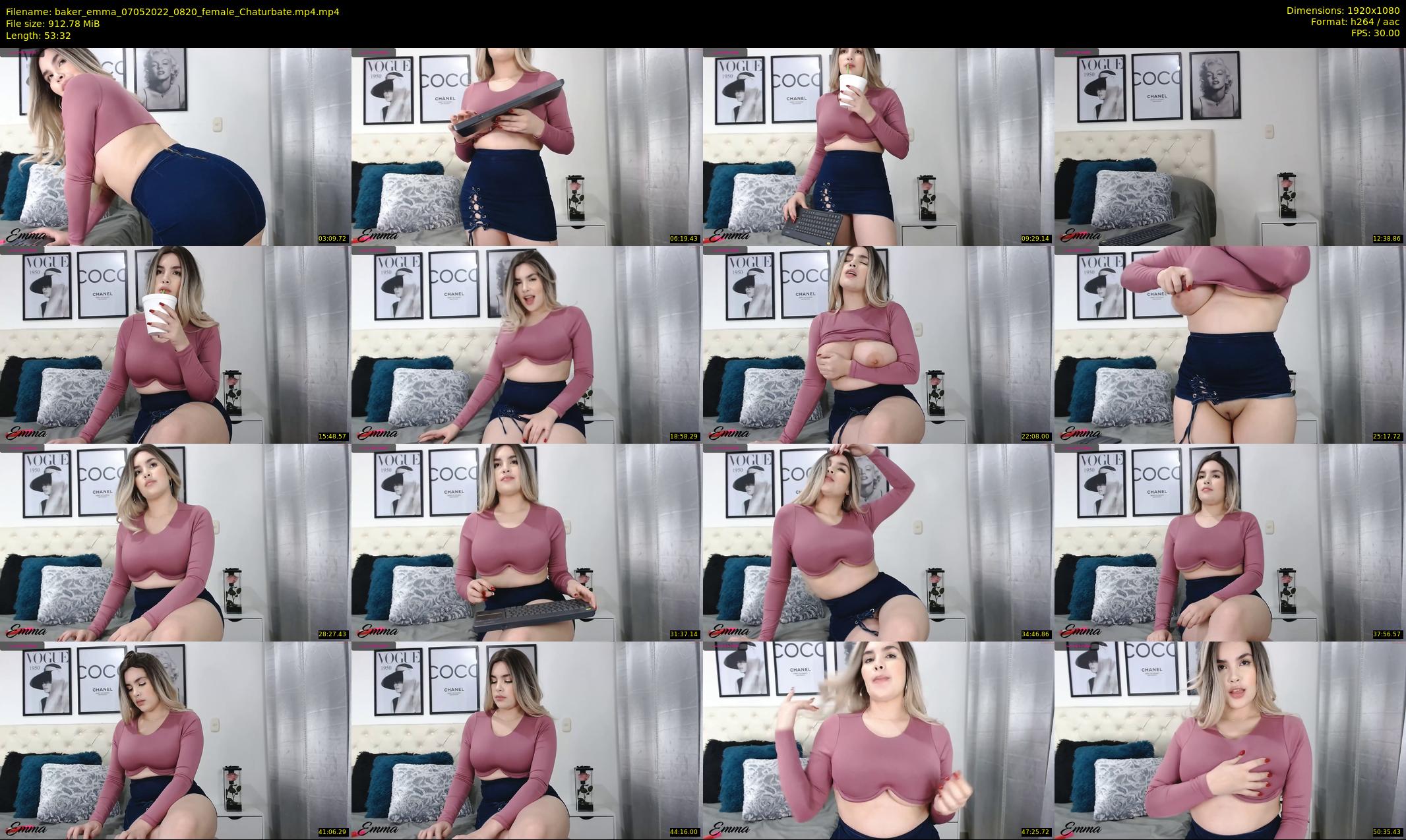 baker_emma — 54 minute Chaturbate female cam show recording, 1080p, May 7, 2022