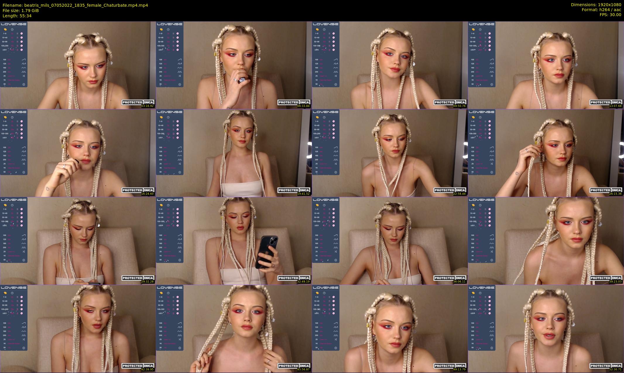 beatris_mils — 56 minute Chaturbate female cam show recording, 1080p, May 7, 2022