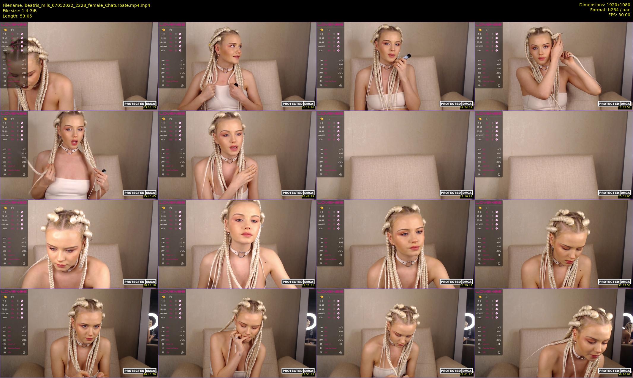 beatris_mils — 54 minute Chaturbate female cam show recording, 1080p, May 7, 2022
