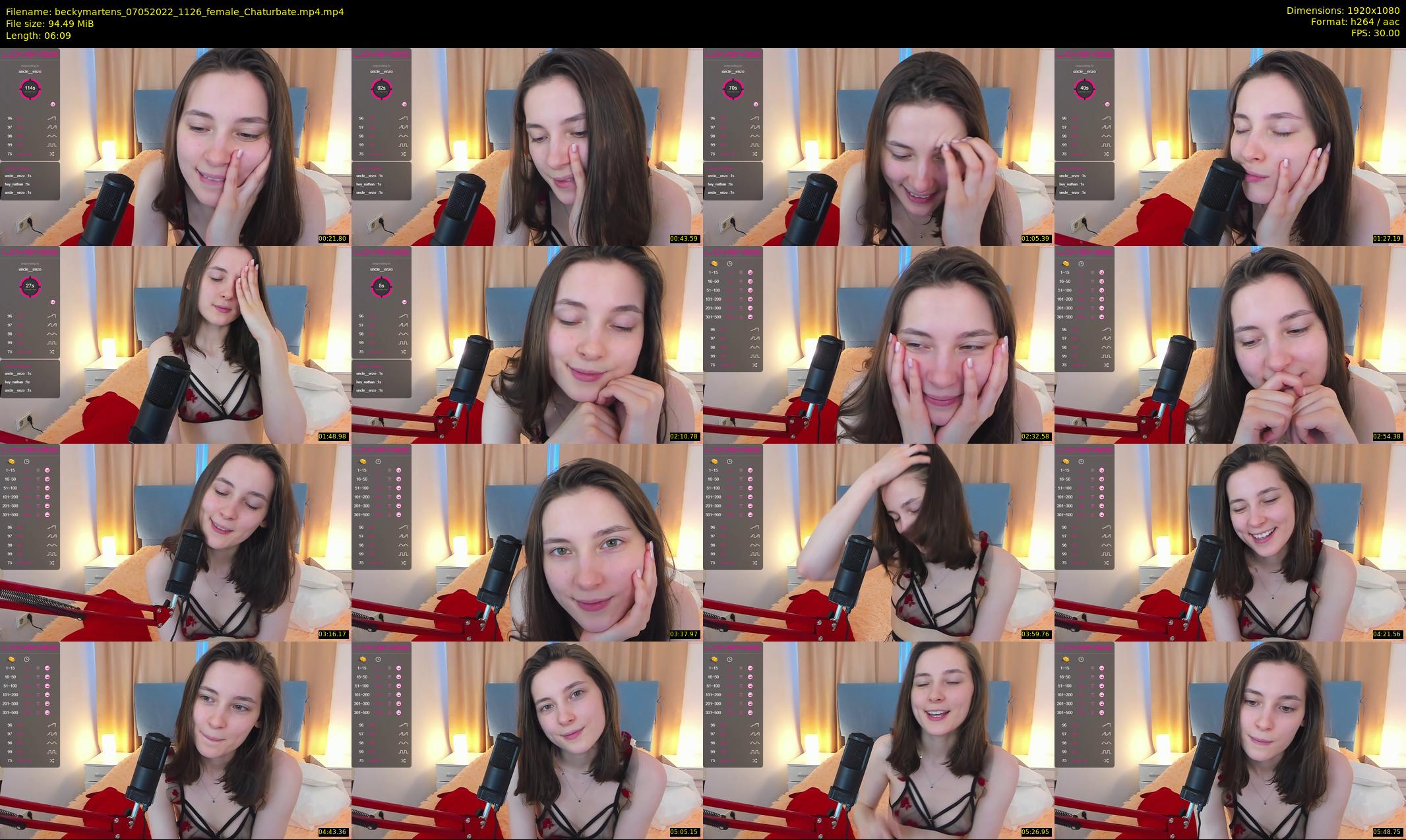 beckymartens — 7 minute Chaturbate female cam show recording, 1080p, May 7, 2022