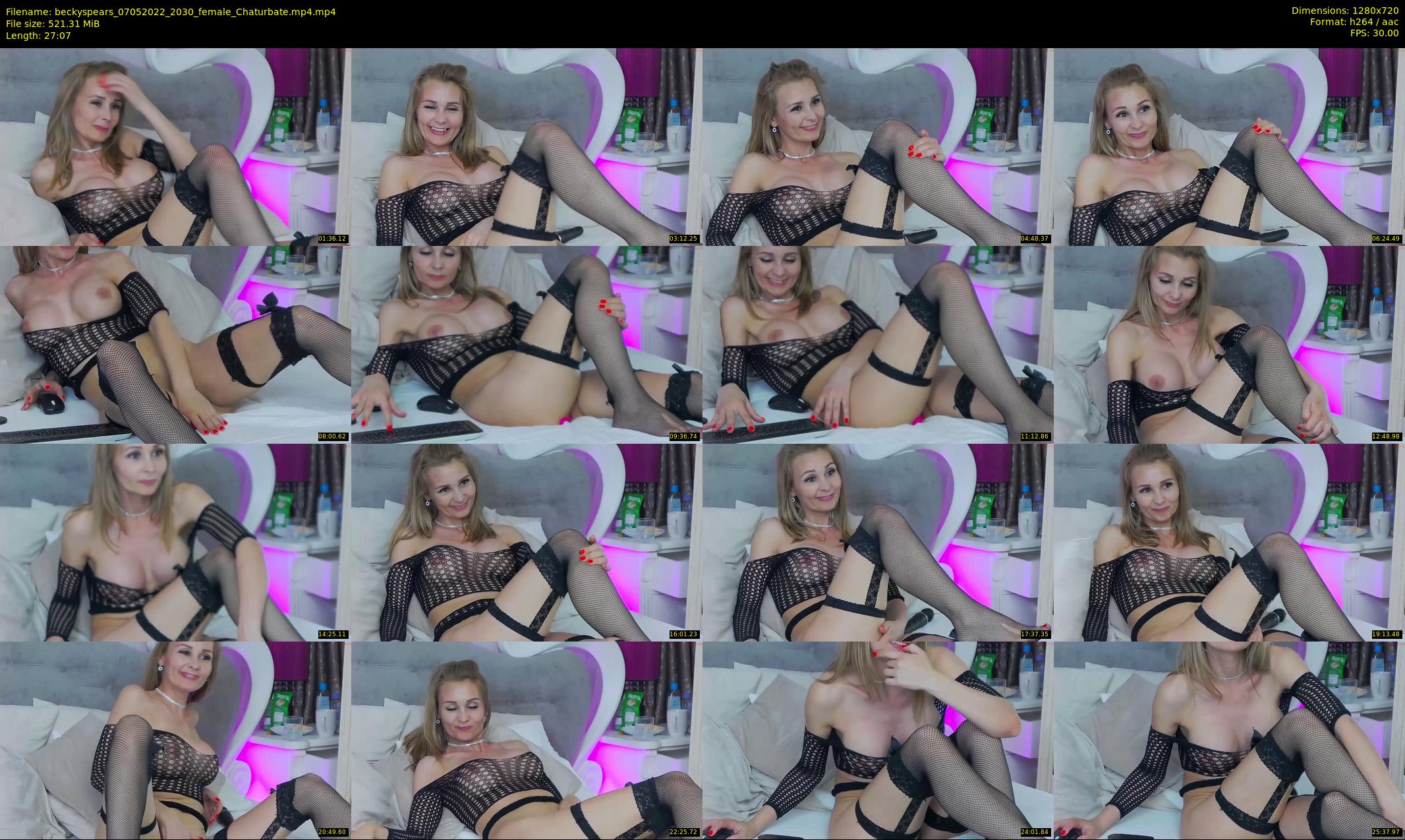 beckyspears — 28 minute Chaturbate female cam show recording, 720p, May 7, 2022
