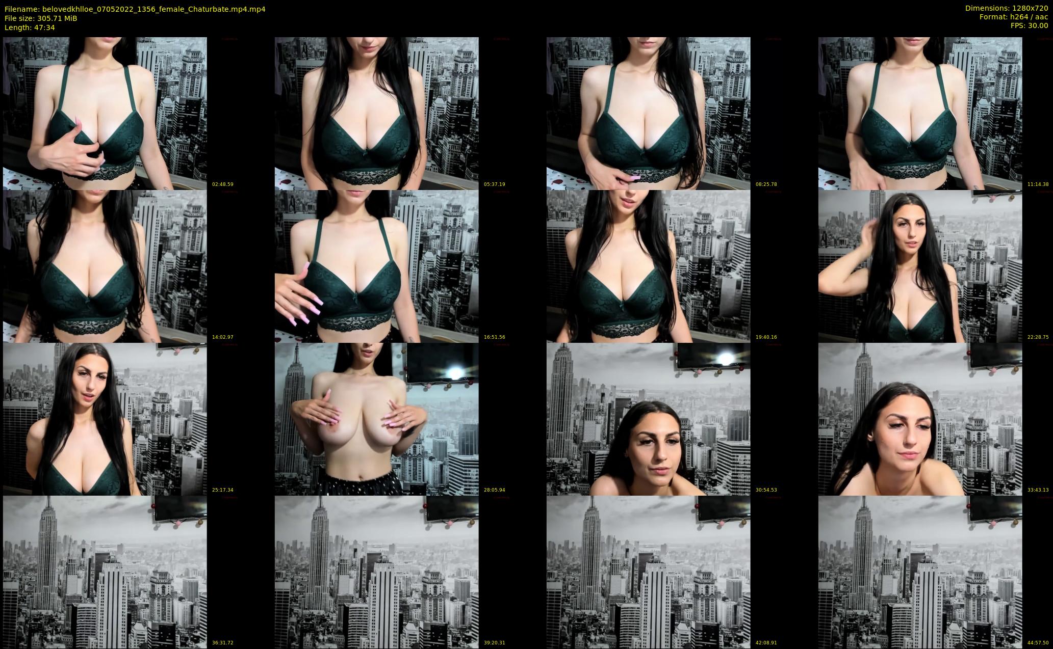 belovedkhlloe — 48 minute Chaturbate female cam show recording, 720p, May 7, 2022
