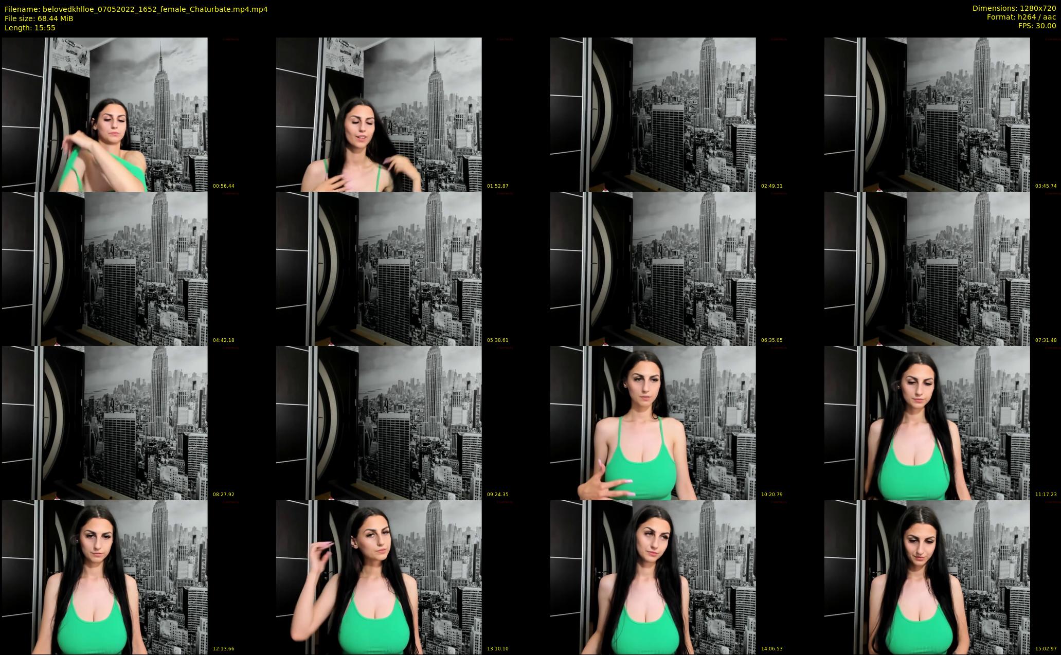 belovedkhlloe — 16 minute Chaturbate female cam show recording, 720p, May 7, 2022