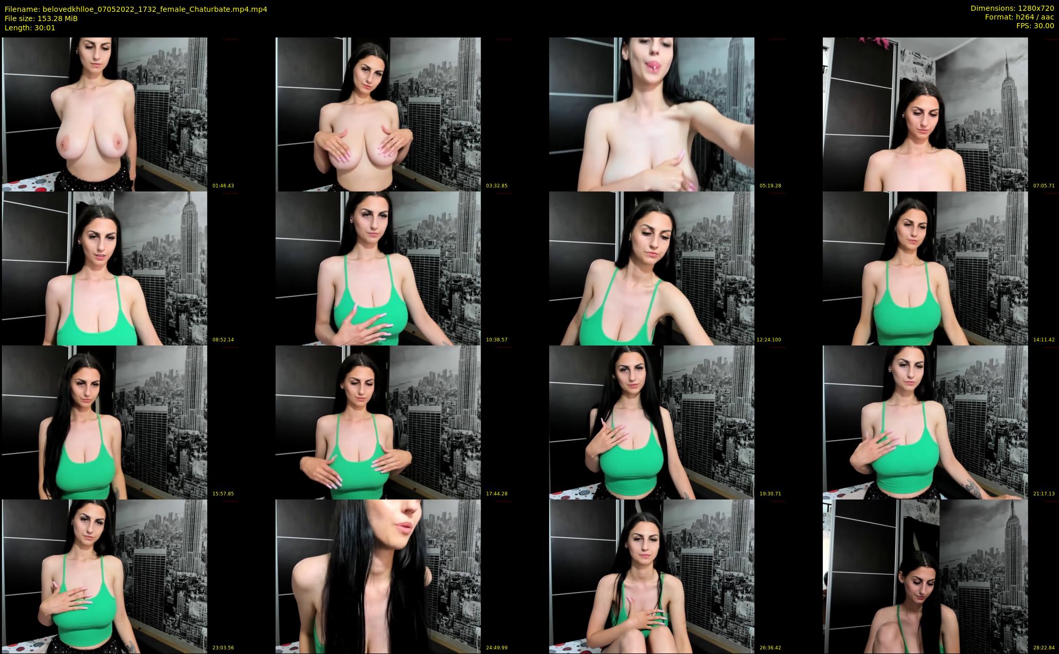 belovedkhlloe — 31 minute Chaturbate female cam show recording, 720p, May 7, 2022