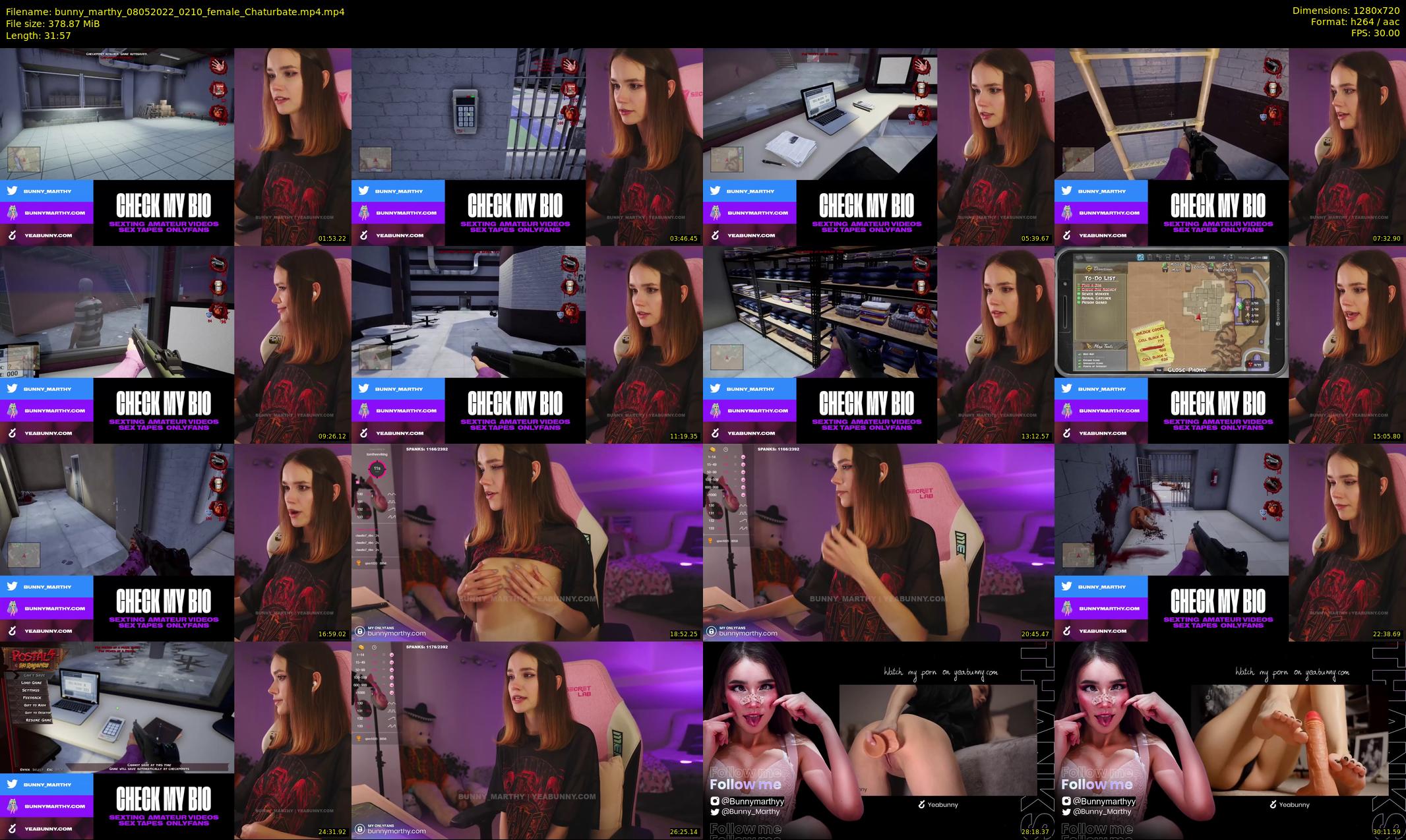 bunny_marthy — 32 minute Chaturbate female cam show recording, 720p, May 8, 2022