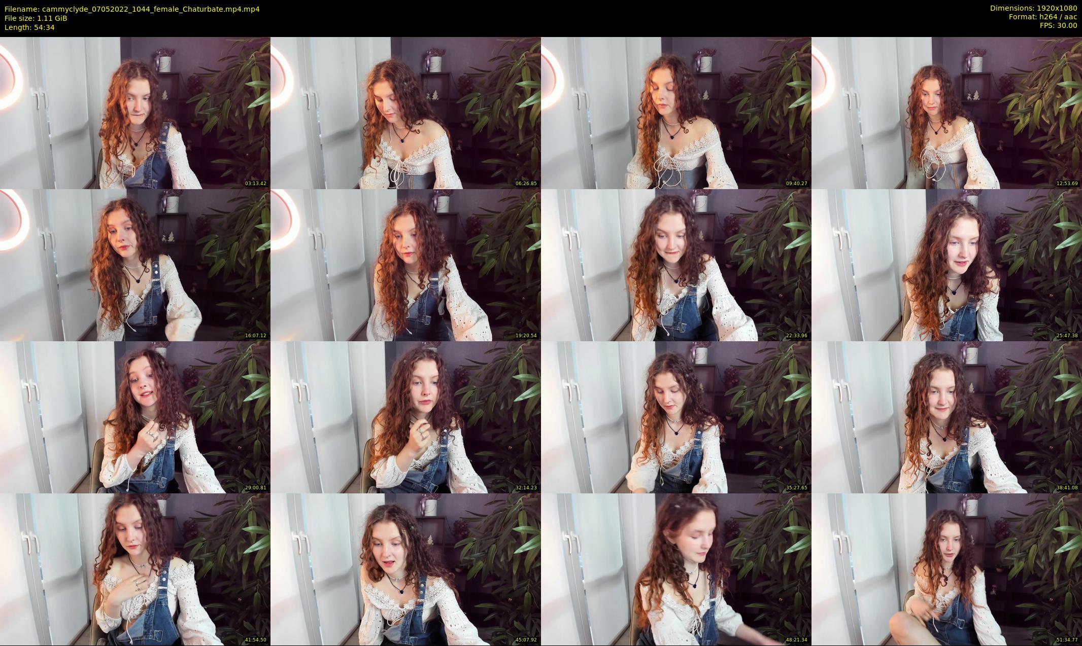cammyclyde — 55 minute Chaturbate female cam show recording, 1080p, May 7, 2022
