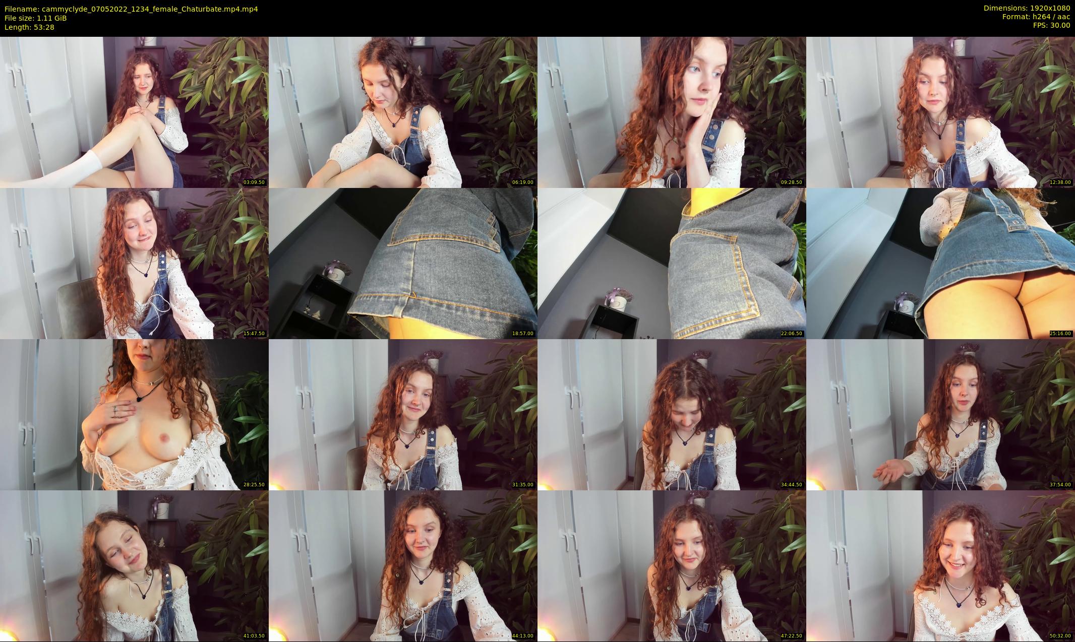 cammyclyde — 54 minute Chaturbate female cam show recording, 1080p, May 7, 2022