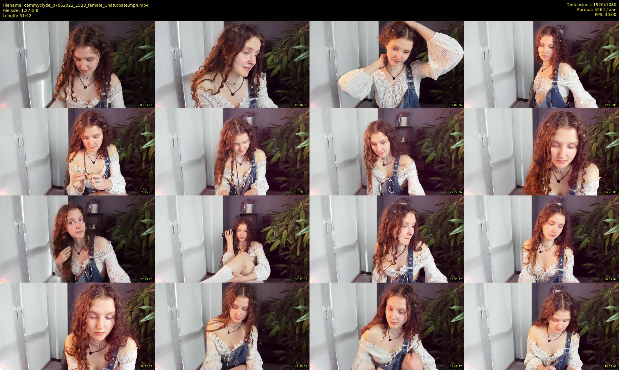 cammyclyde — 52 minute Chaturbate female cam show recording, 1080p, May 7, 2022