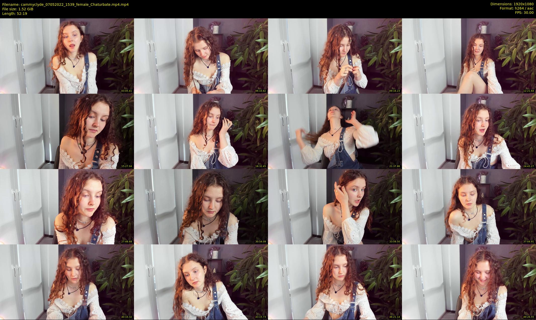 cammyclyde — 53 minute Chaturbate female cam show recording, 1080p, May 7, 2022