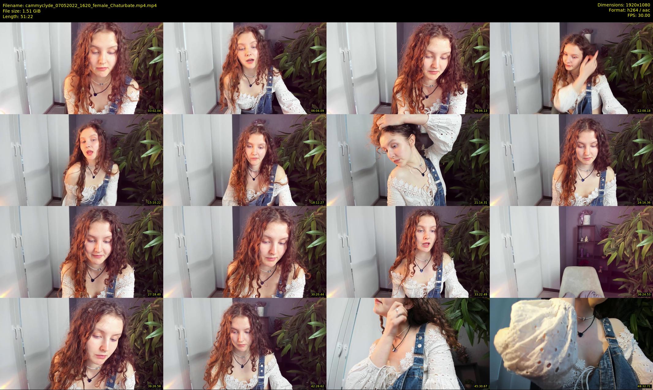 cammyclyde — 52 minute Chaturbate female cam show recording, 1080p, May 7, 2022