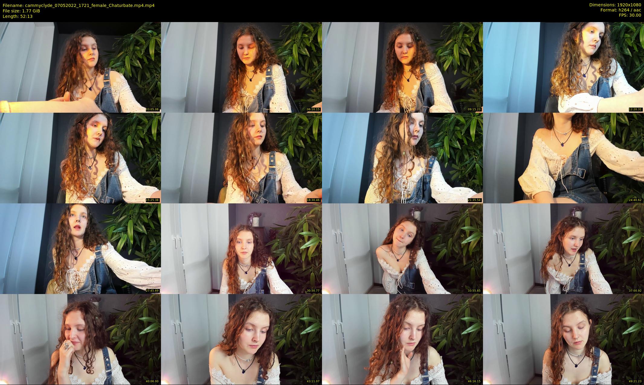 cammyclyde — 53 minute Chaturbate female cam show recording, 1080p, May 7, 2022