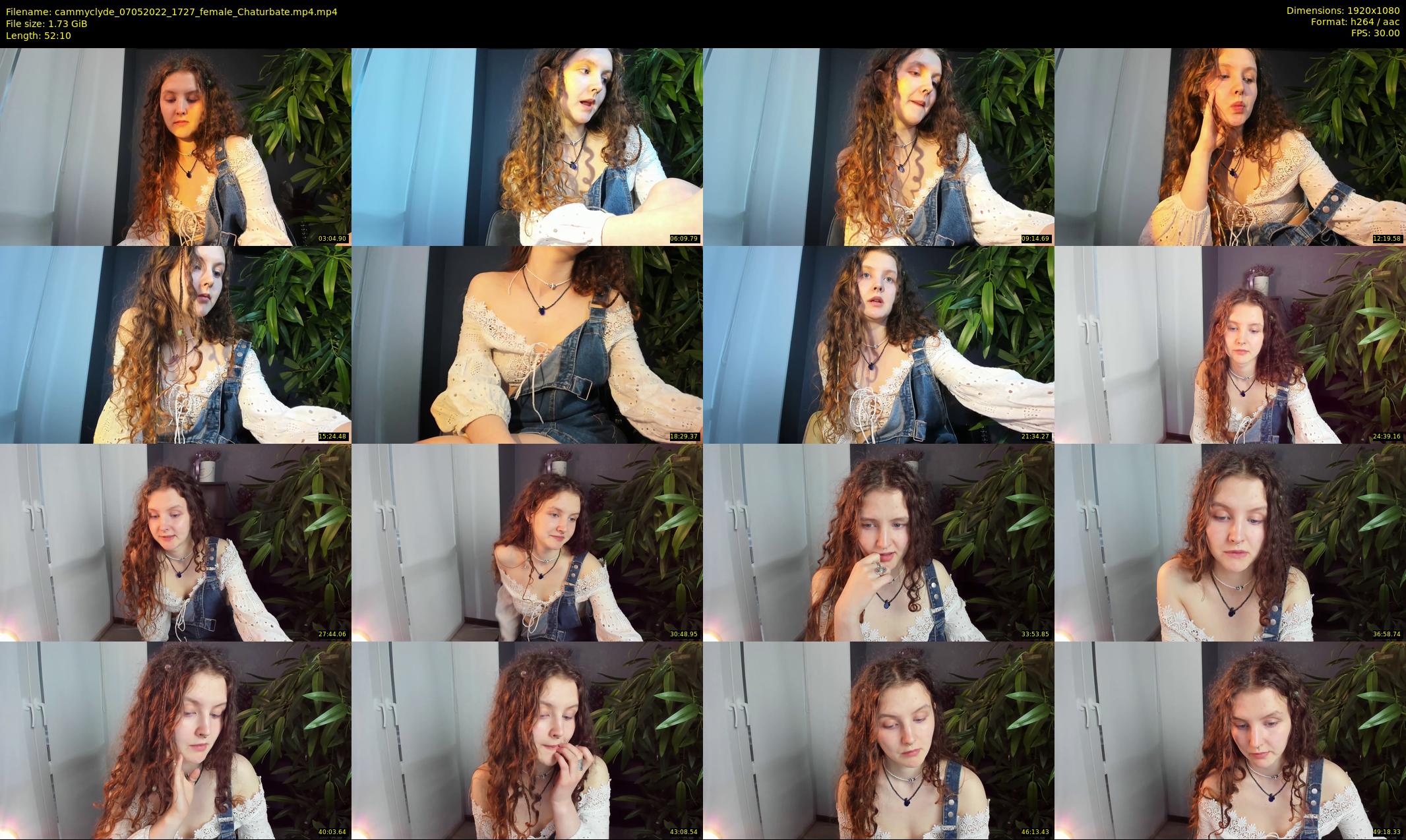 cammyclyde — 53 minute Chaturbate female cam show recording, 1080p, May 7, 2022