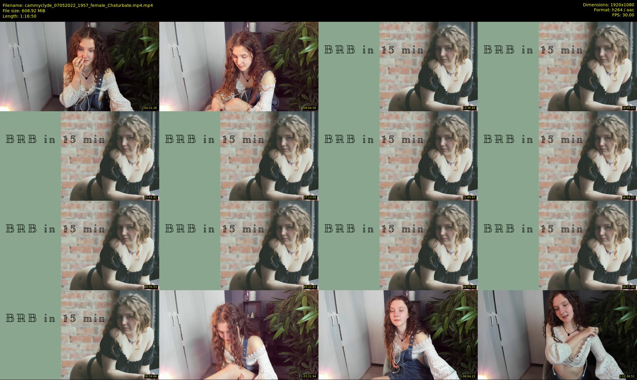cammyclyde — 77 minute Chaturbate female cam show recording, 1080p, May 7, 2022