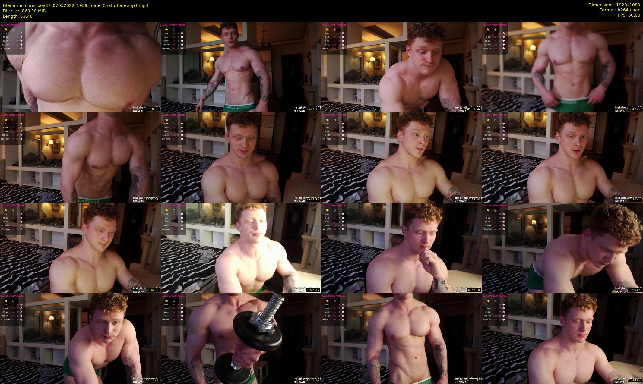 chris_boy37 — 54 minute Chaturbate male cam show recording, 1080p, May 7, 2022