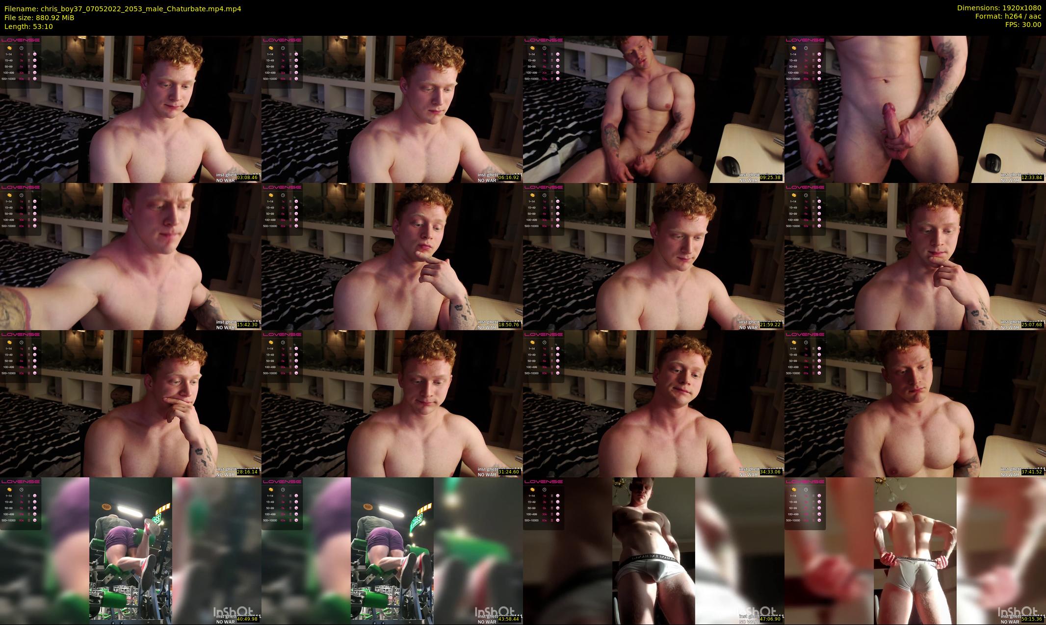 chris_boy37 — 54 minute Chaturbate male cam show recording, 1080p, May 7, 2022