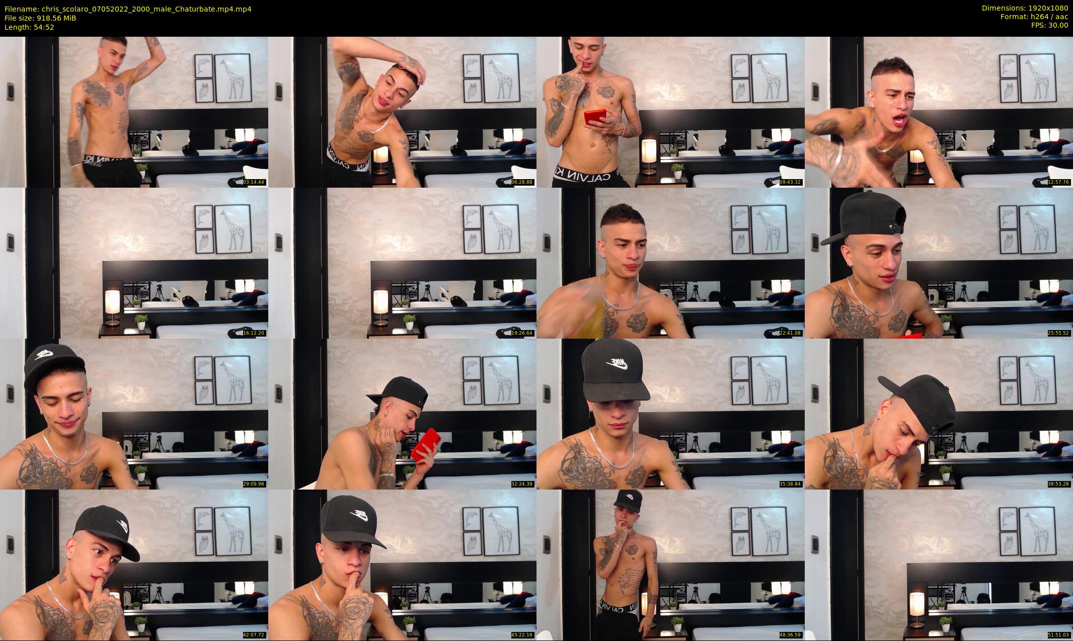 chris_scolaro — 55 minute Chaturbate male cam show recording, 1080p, May 7, 2022