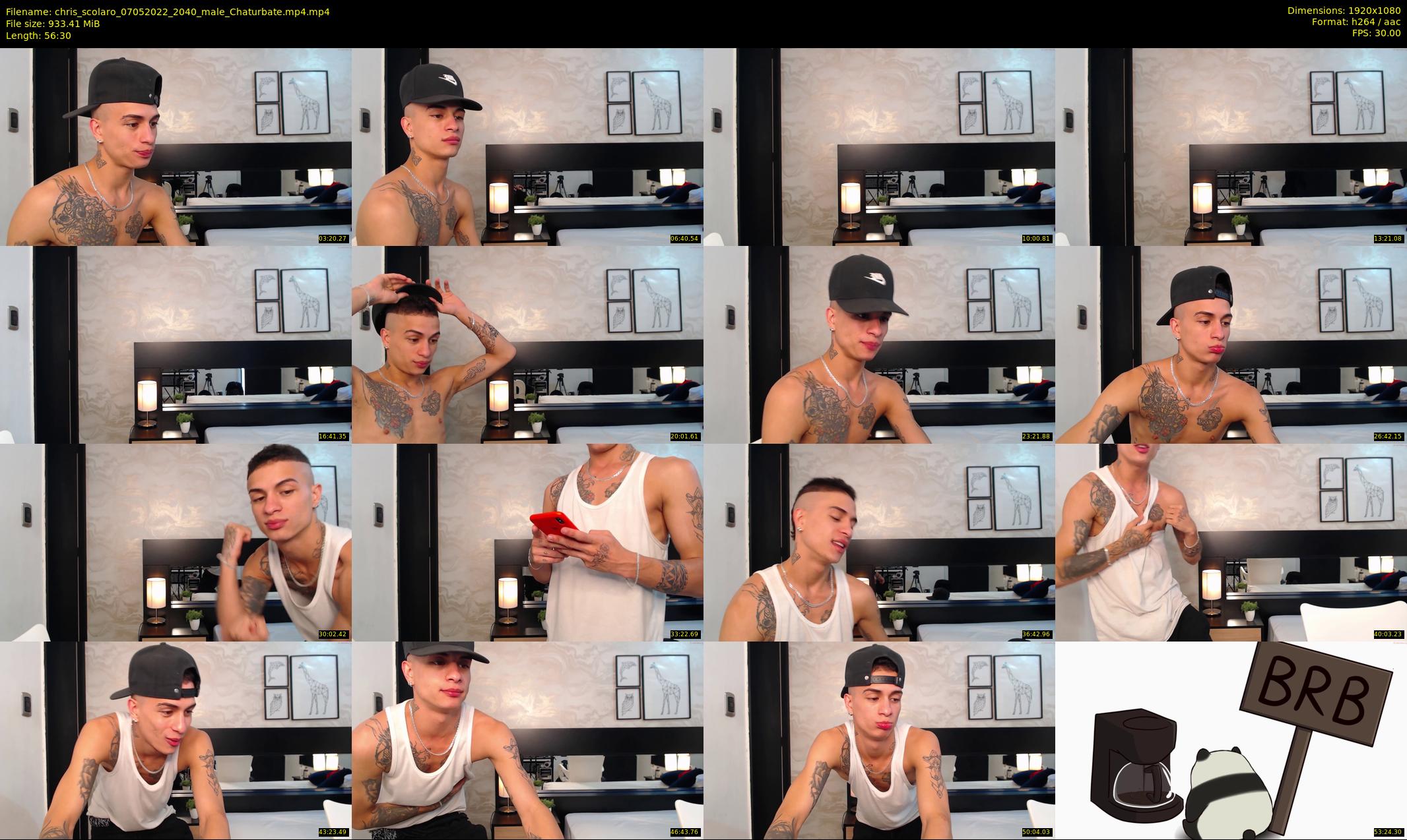 chris_scolaro — 57 minute Chaturbate male cam show recording, 1080p, May 7, 2022