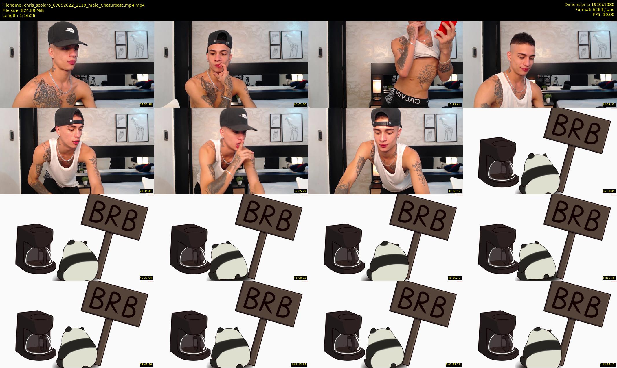chris_scolaro — 77 minute Chaturbate male cam show recording, 1080p, May 7, 2022