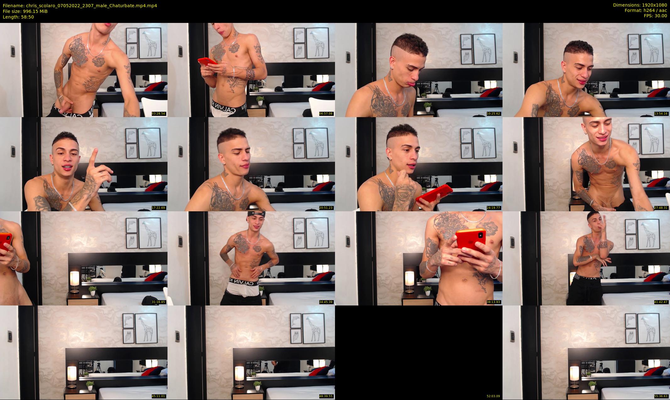 chris_scolaro — 59 minute Chaturbate male cam show recording, 1080p, May 7, 2022