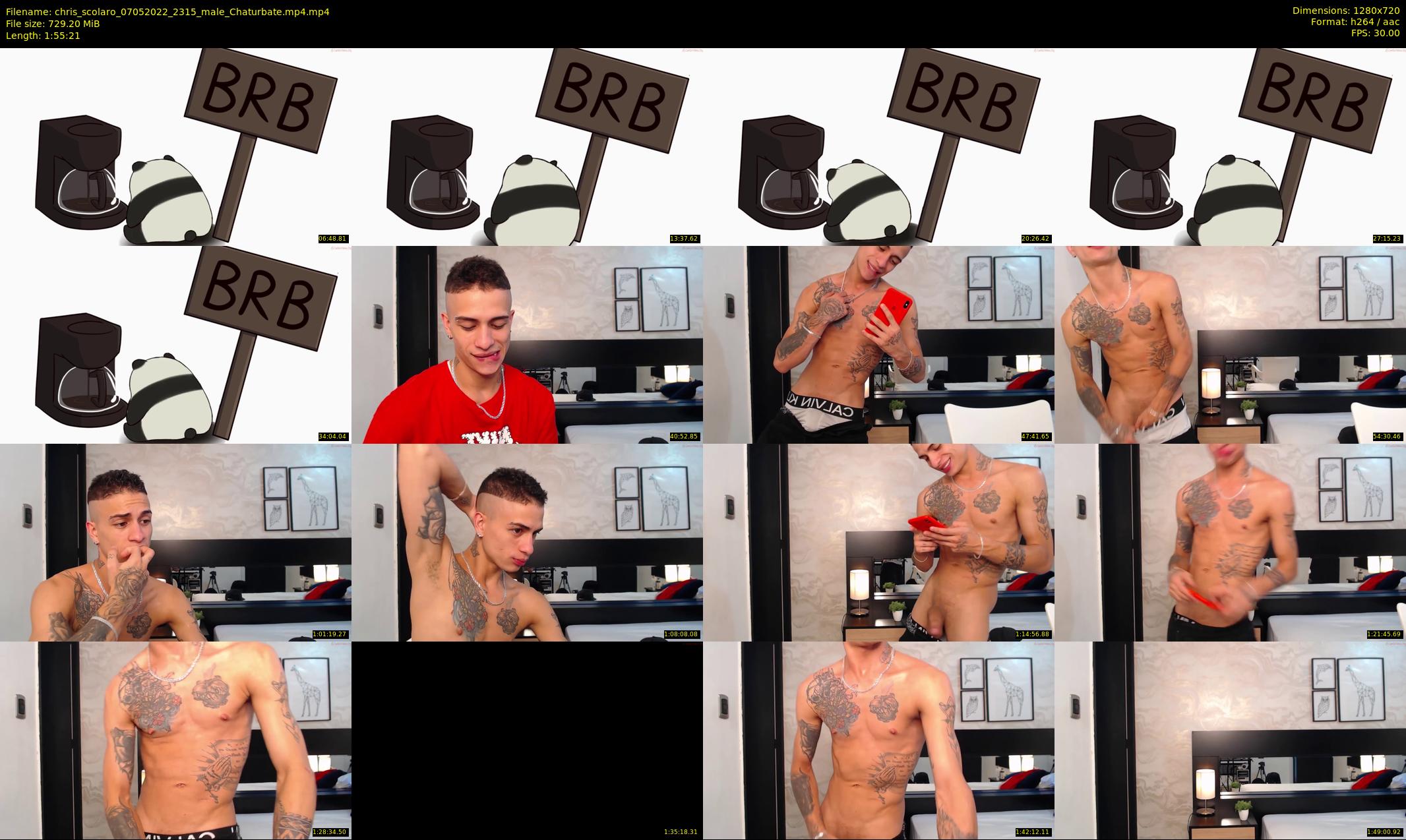 chris_scolaro — 116 minute Chaturbate male cam show recording, 720p, May 7, 2022