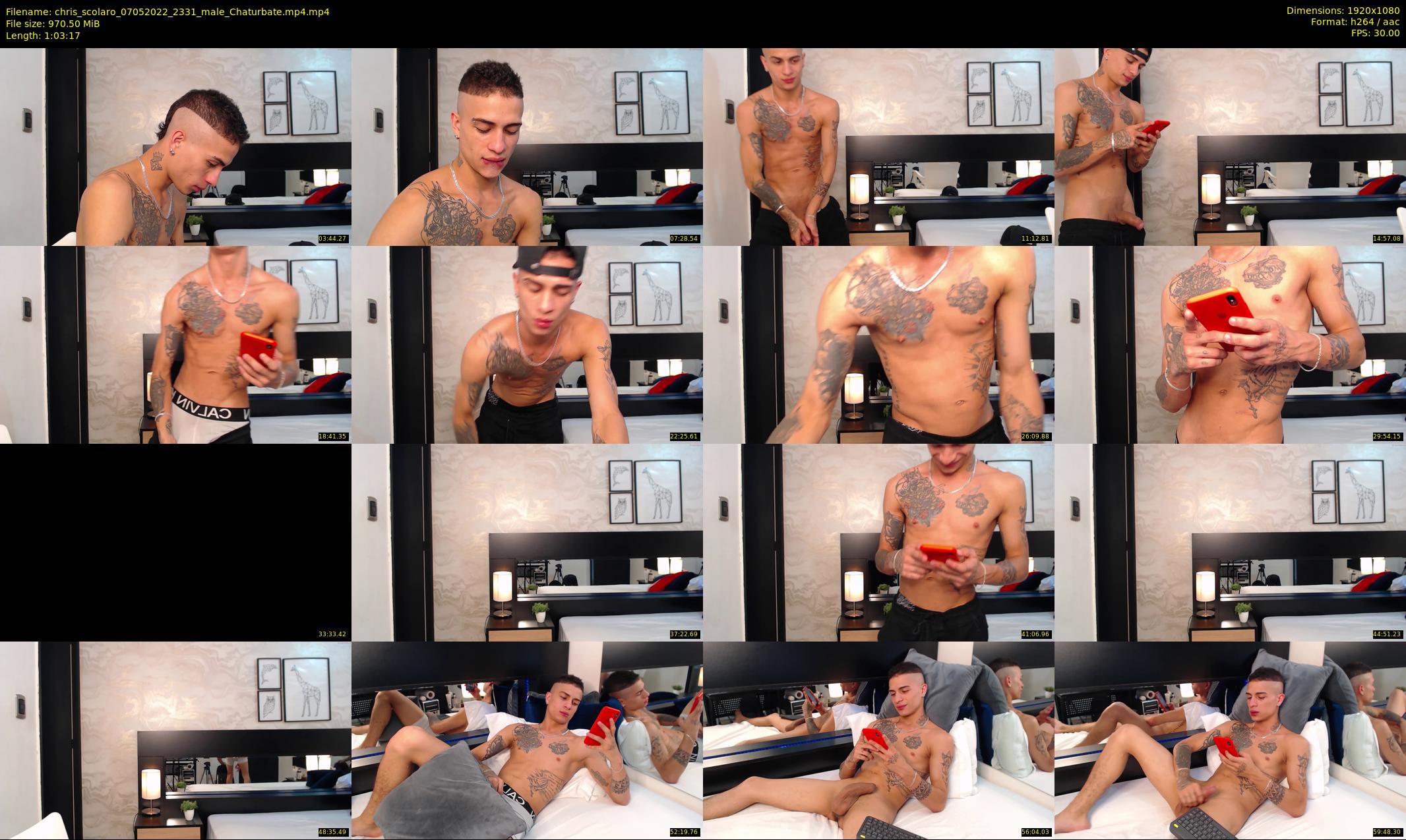chris_scolaro — 64 minute Chaturbate male cam show recording, 1080p, May 7, 2022