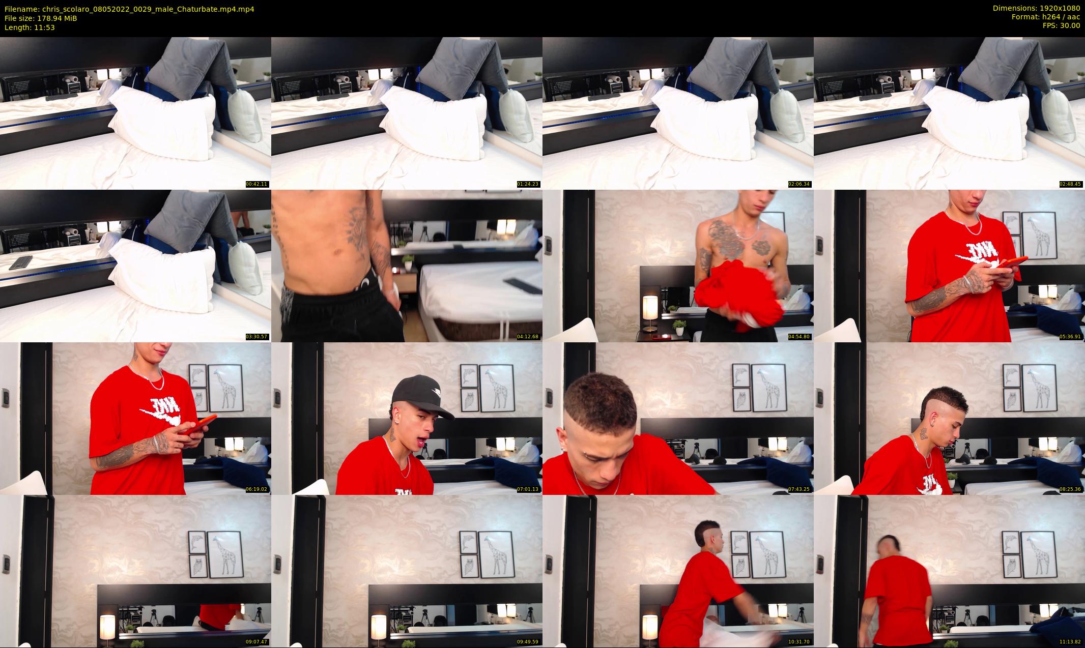chris_scolaro — 12 minute Chaturbate male cam show recording, 1080p, May 8, 2022