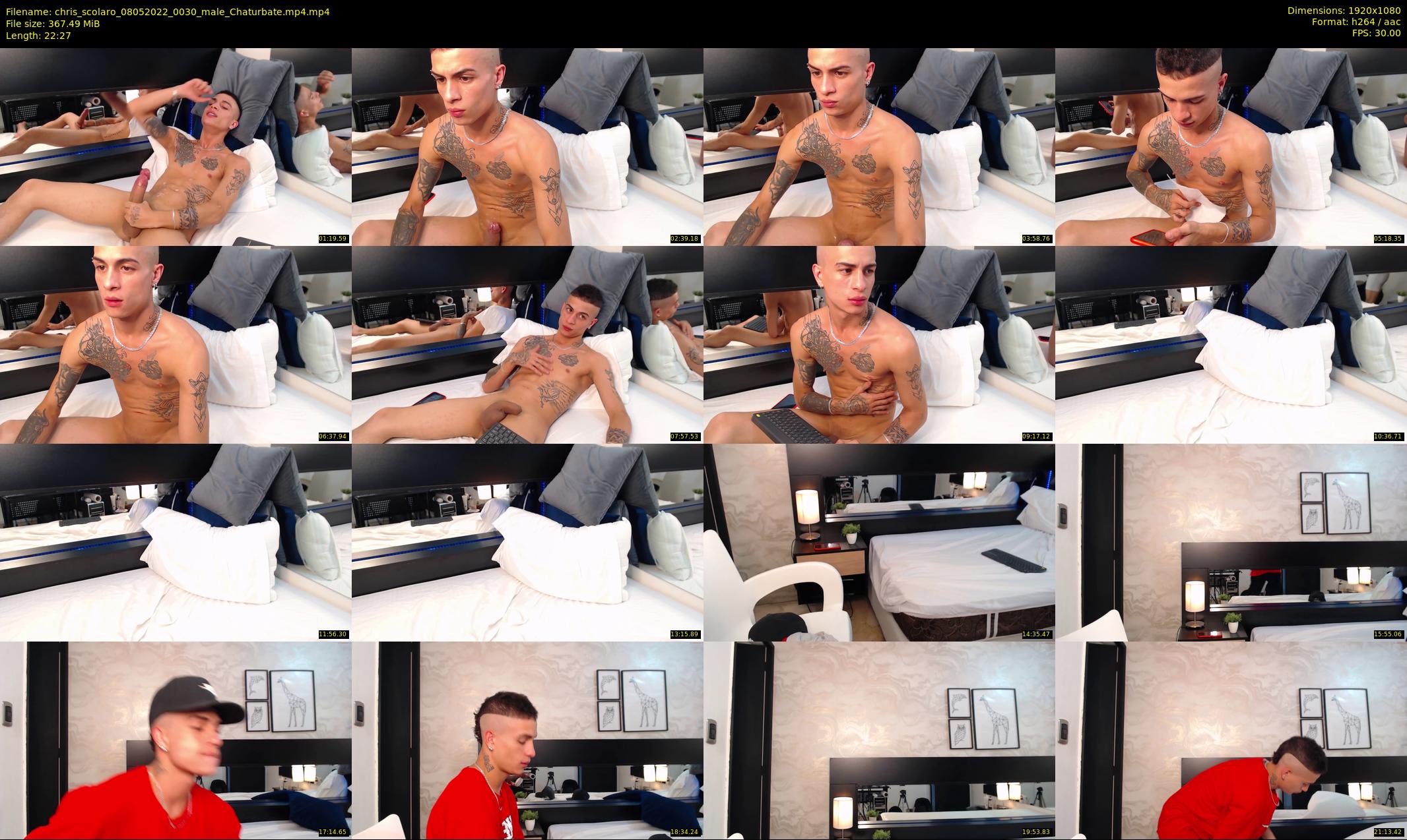 chris_scolaro — 23 minute Chaturbate male cam show recording, 1080p, May 8, 2022