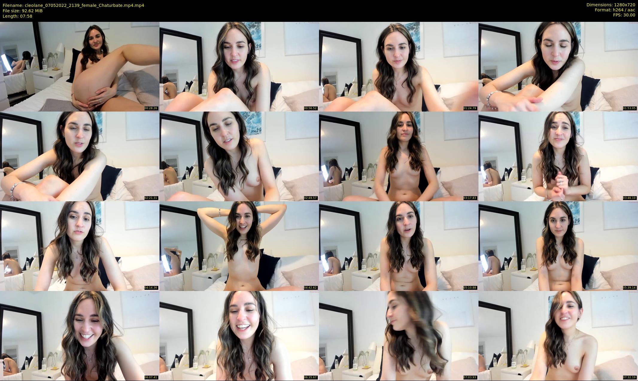 cleolane — 8 minute Chaturbate female cam show recording, 720p, May 7, 2022