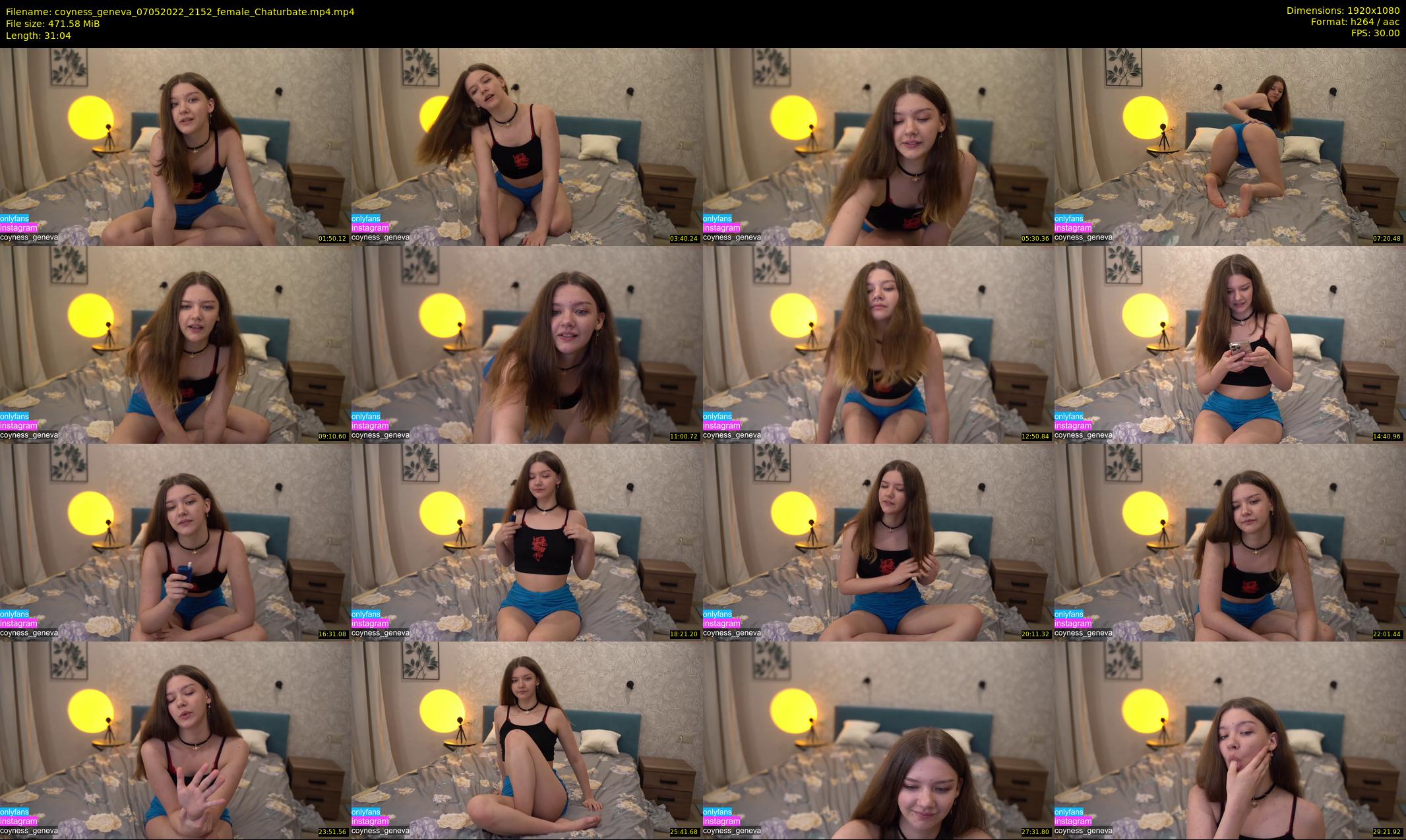coyness_geneva — 32 minute Chaturbate female cam show recording, 1080p, May 7, 2022