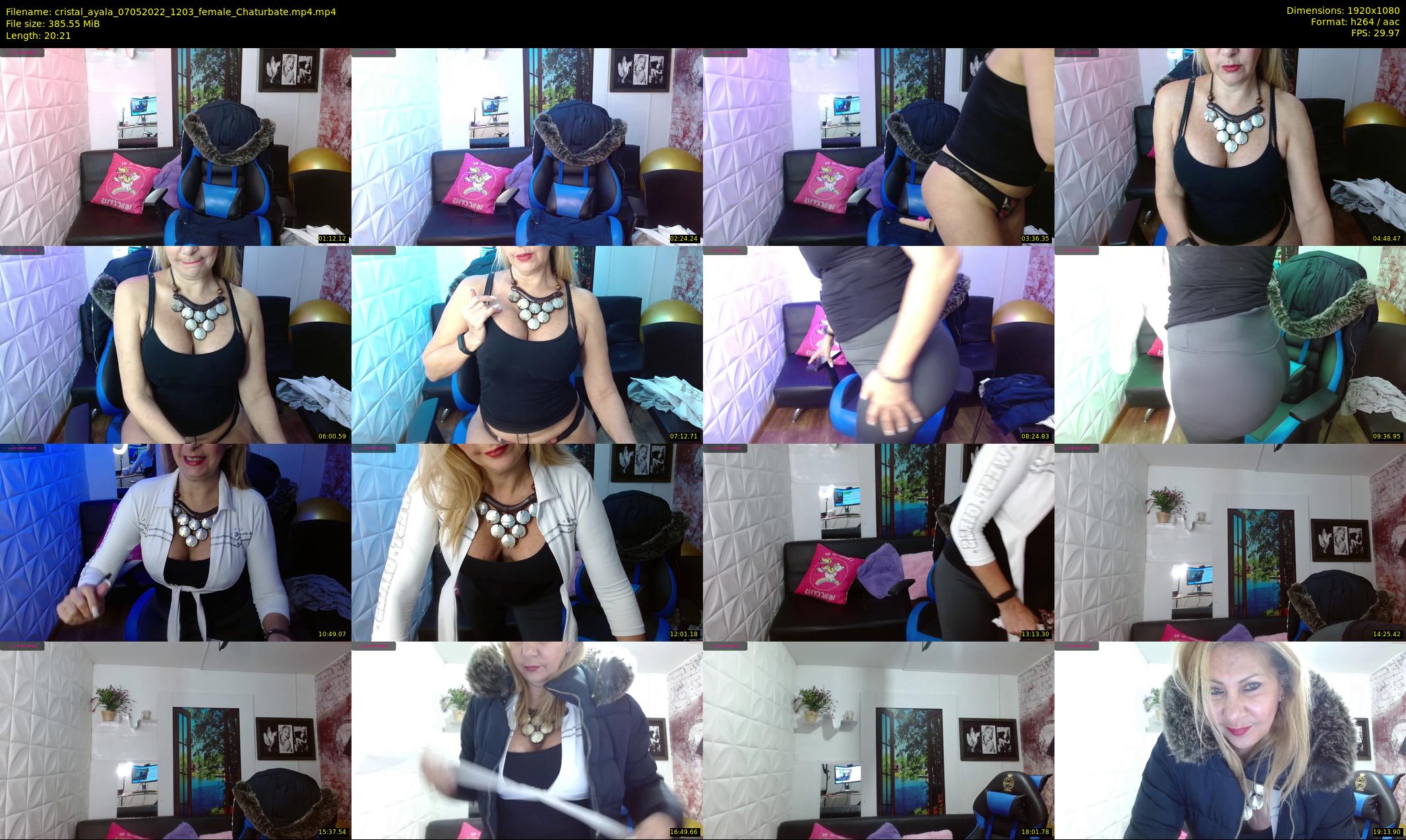 cristal_ayala — 21 minute Chaturbate female cam show recording, 1080p, May 7, 2022