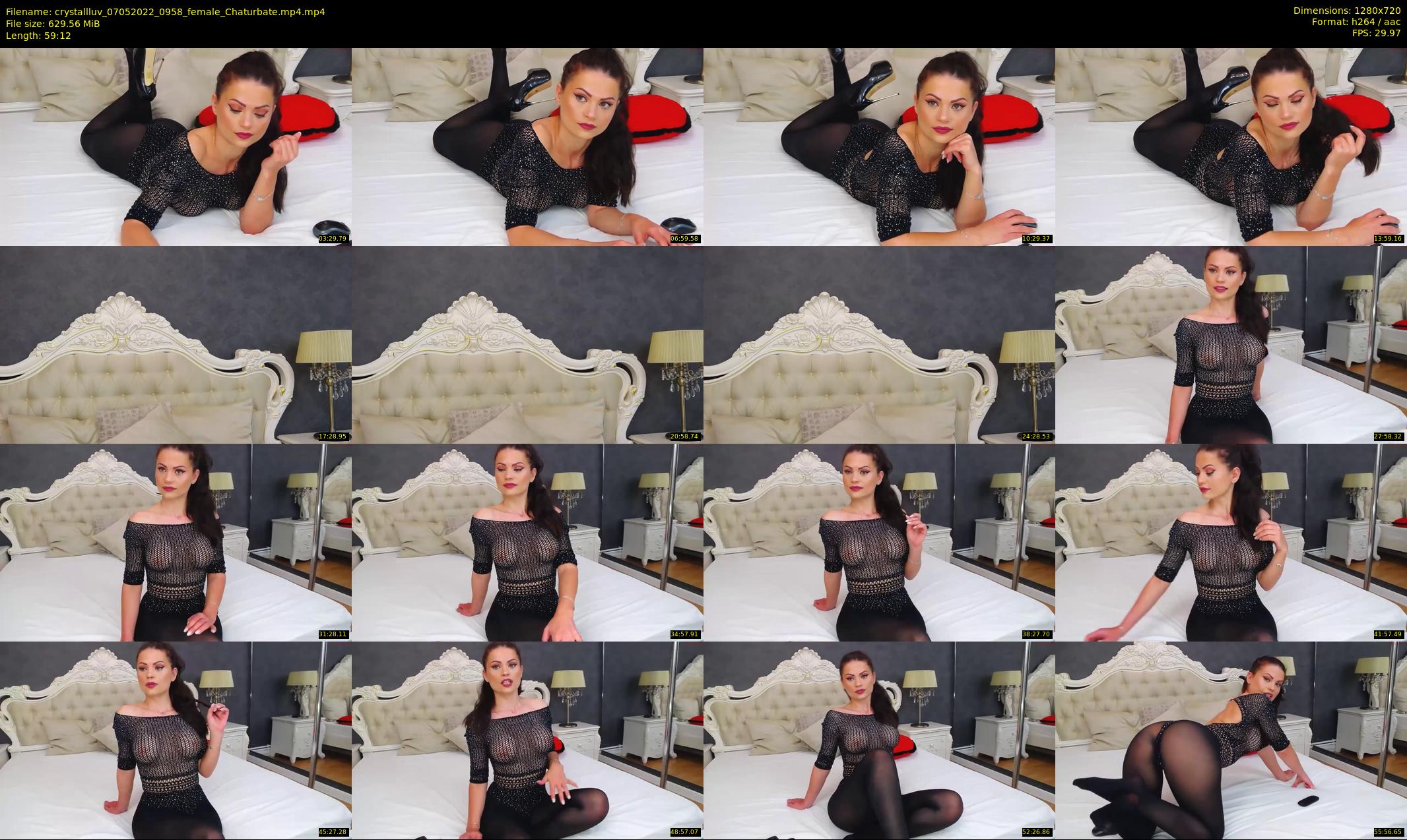crystallluv — 60 minute Chaturbate female cam show recording, 720p, May 7, 2022