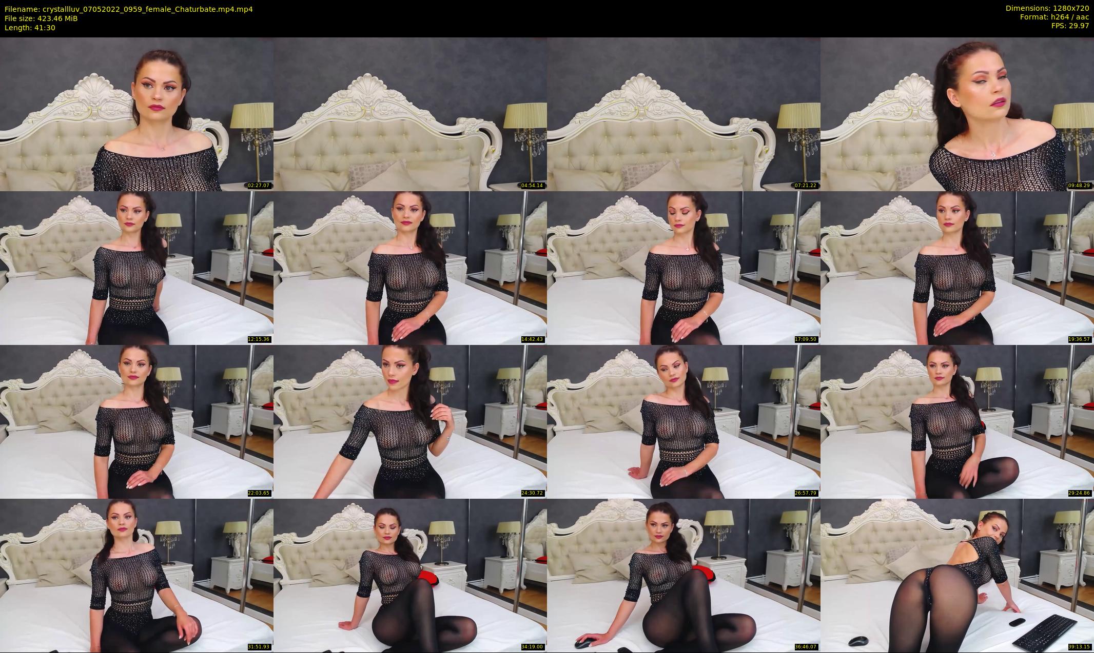crystallluv — 42 minute Chaturbate female cam show recording, 720p, May 7, 2022